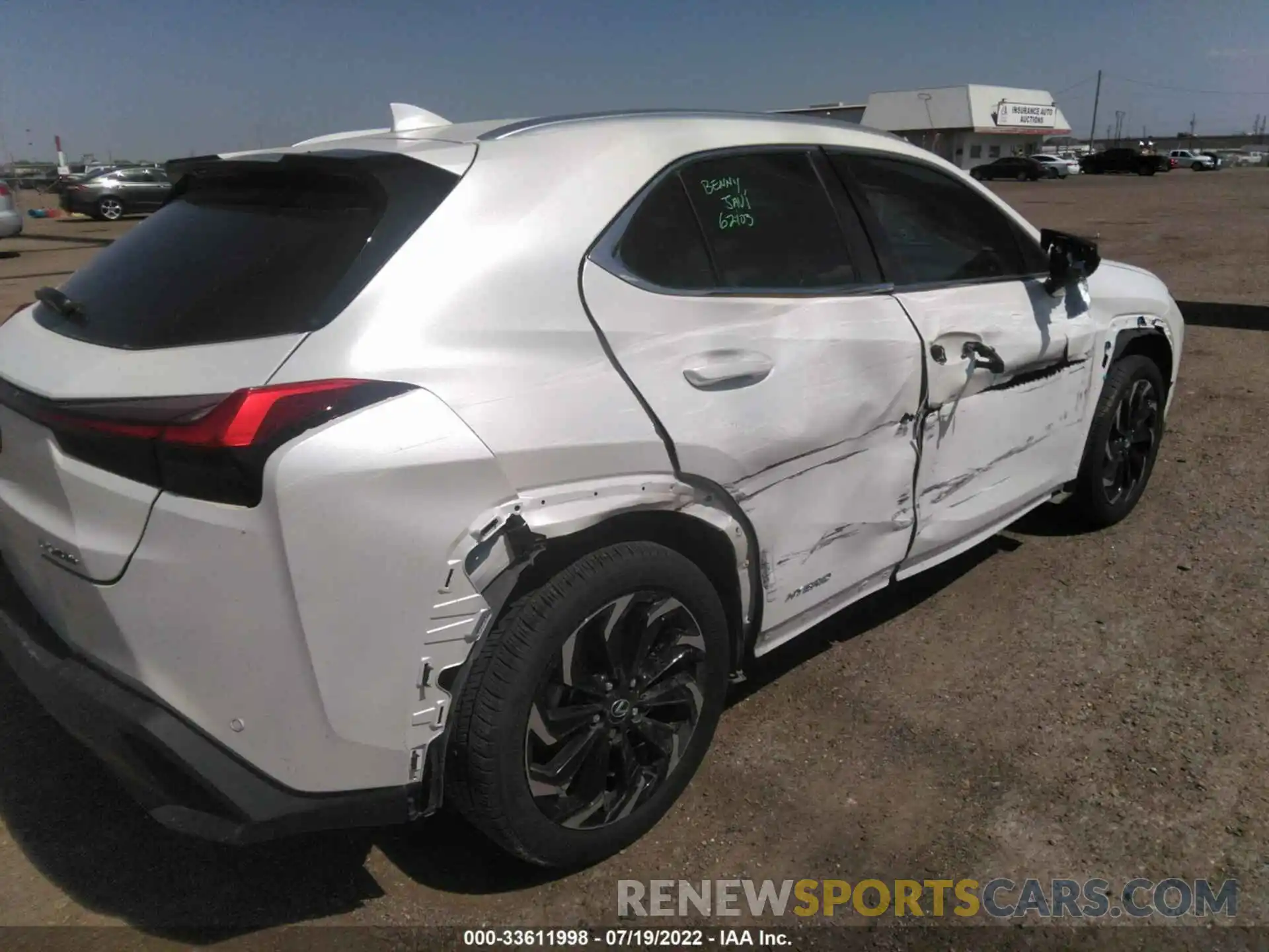 6 Photograph of a damaged car JTHP9JBH4M2053354 LEXUS UX 2021