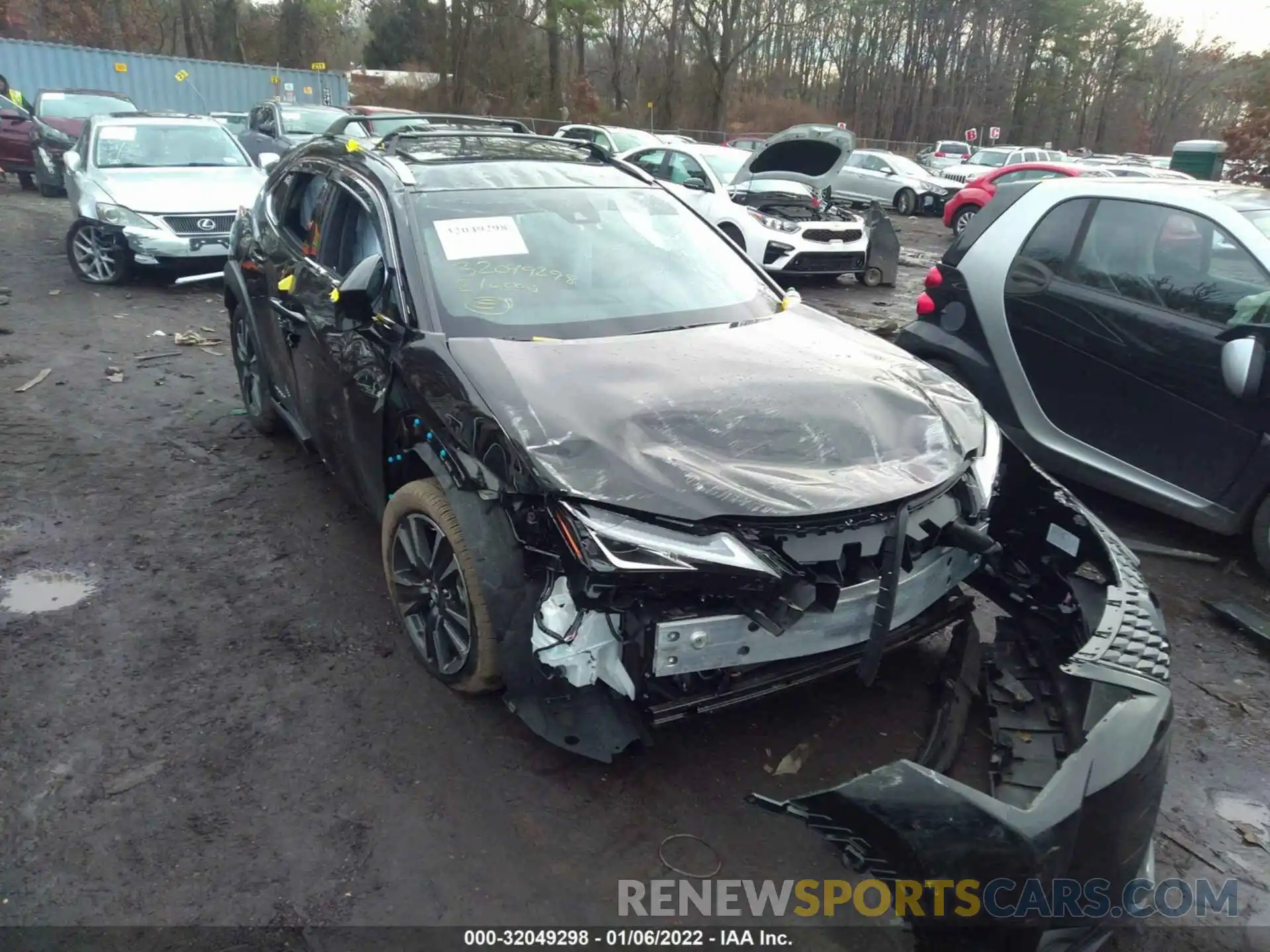 1 Photograph of a damaged car JTHP9JBH5M2046106 LEXUS UX 2021