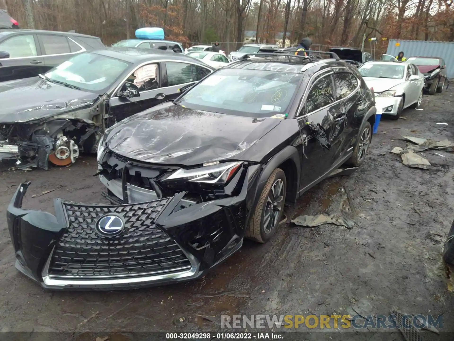 2 Фотография поврежденного автомобиля JTHP9JBH5M2046106 LEXUS UX 2021