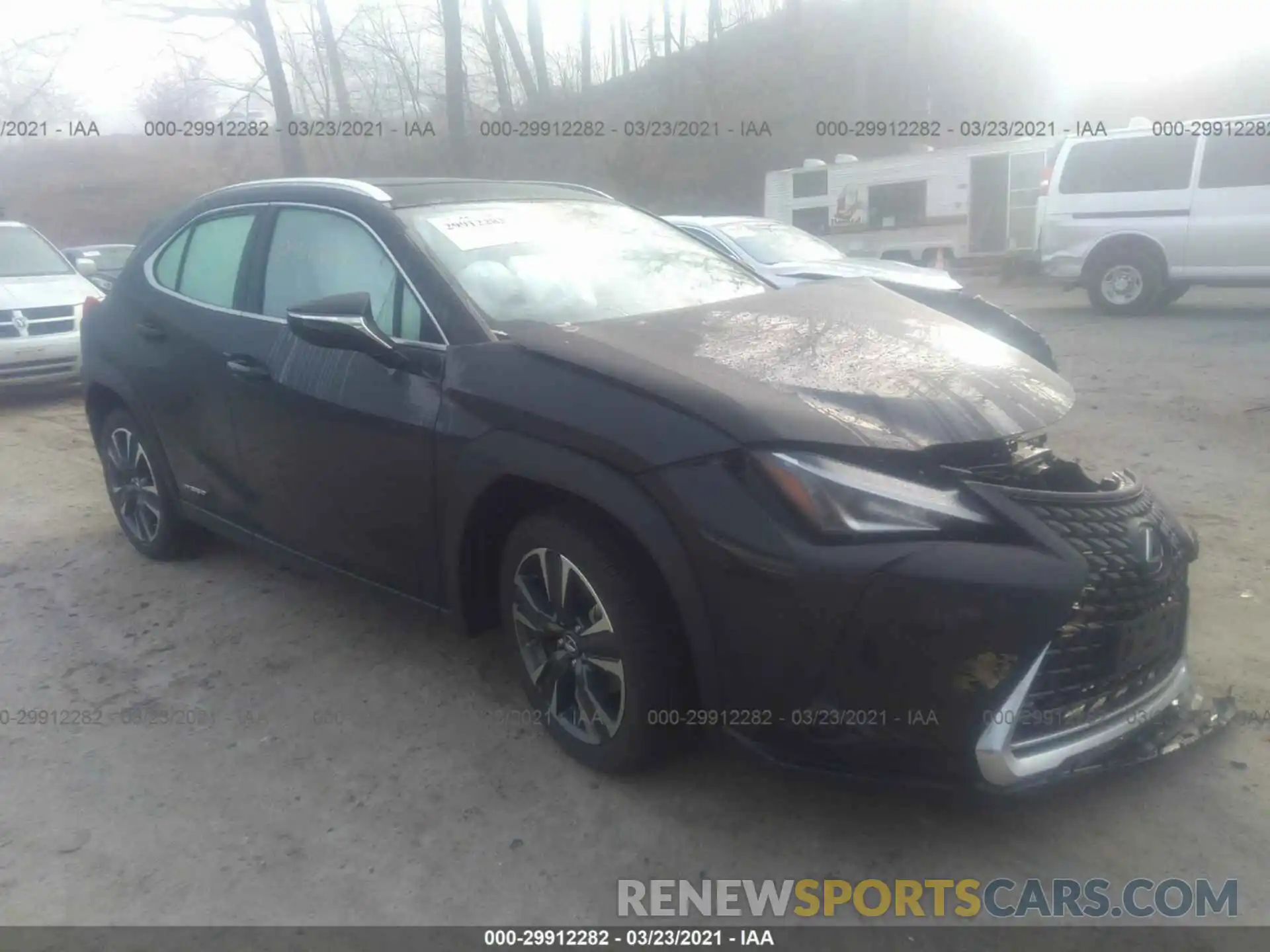 1 Photograph of a damaged car JTHP9JBH6M2039293 LEXUS UX 2021