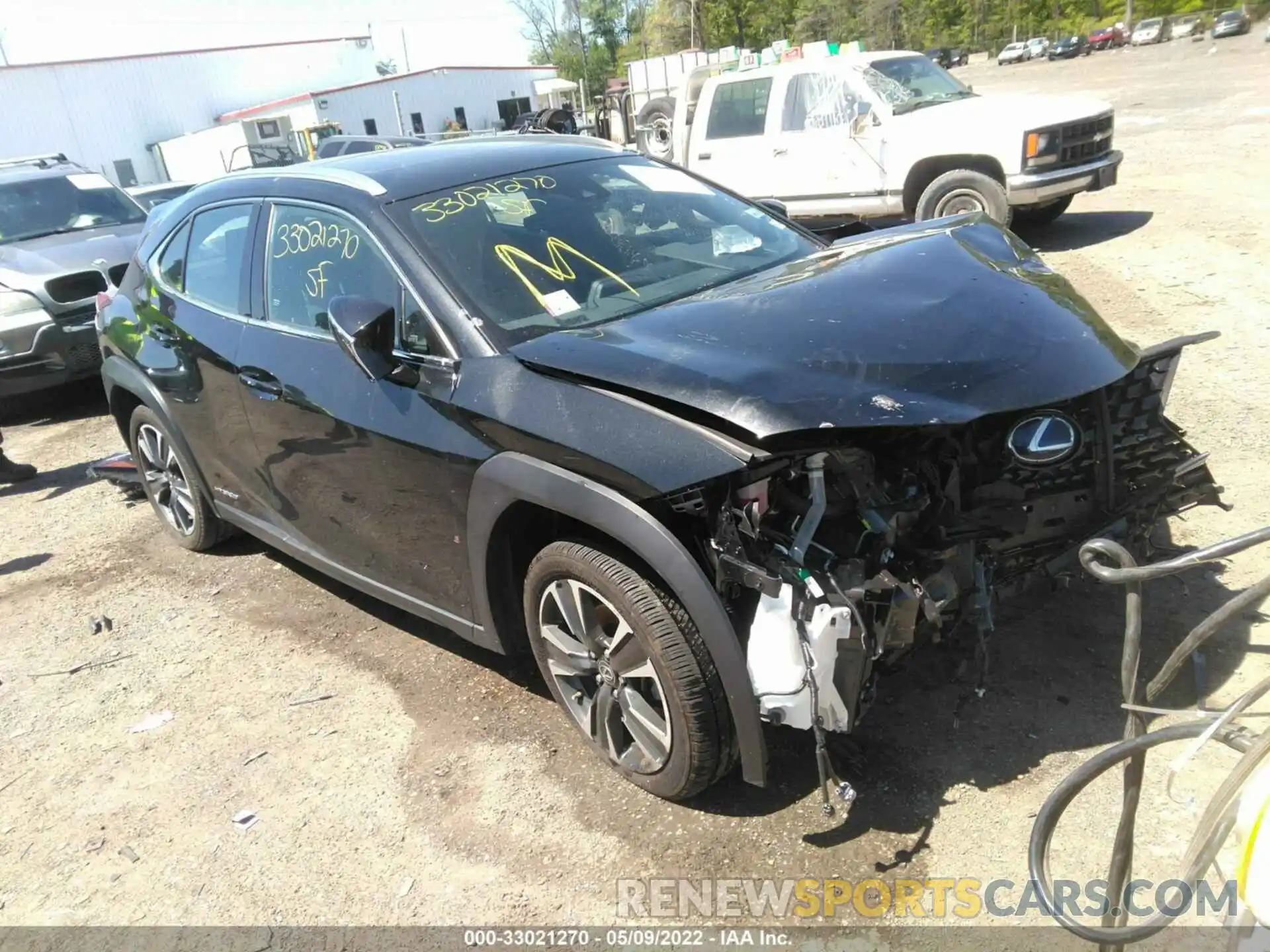 1 Photograph of a damaged car JTHP9JBH7M2040405 LEXUS UX 2021