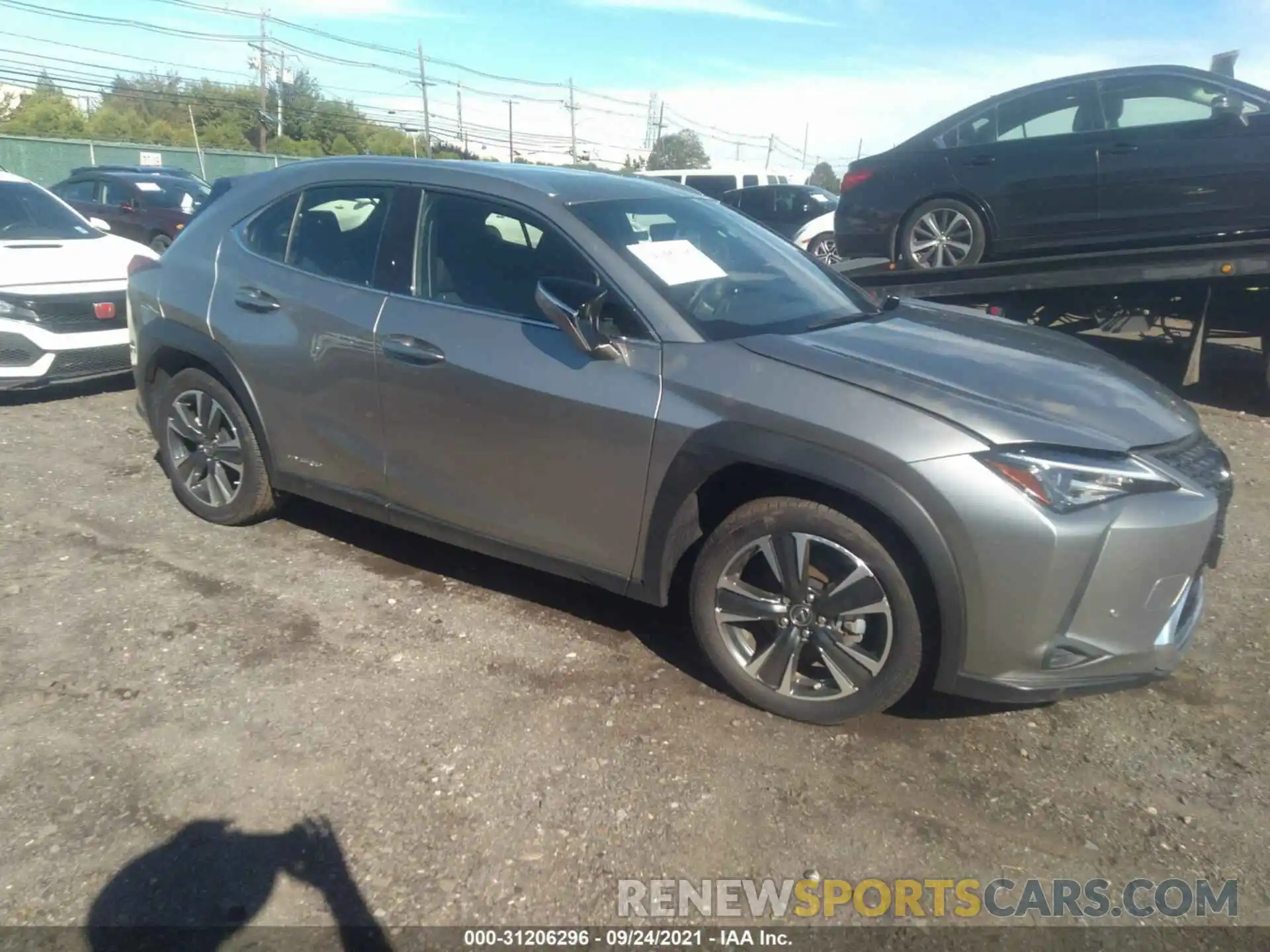 1 Photograph of a damaged car JTHP9JBHXM2038597 LEXUS UX 2021