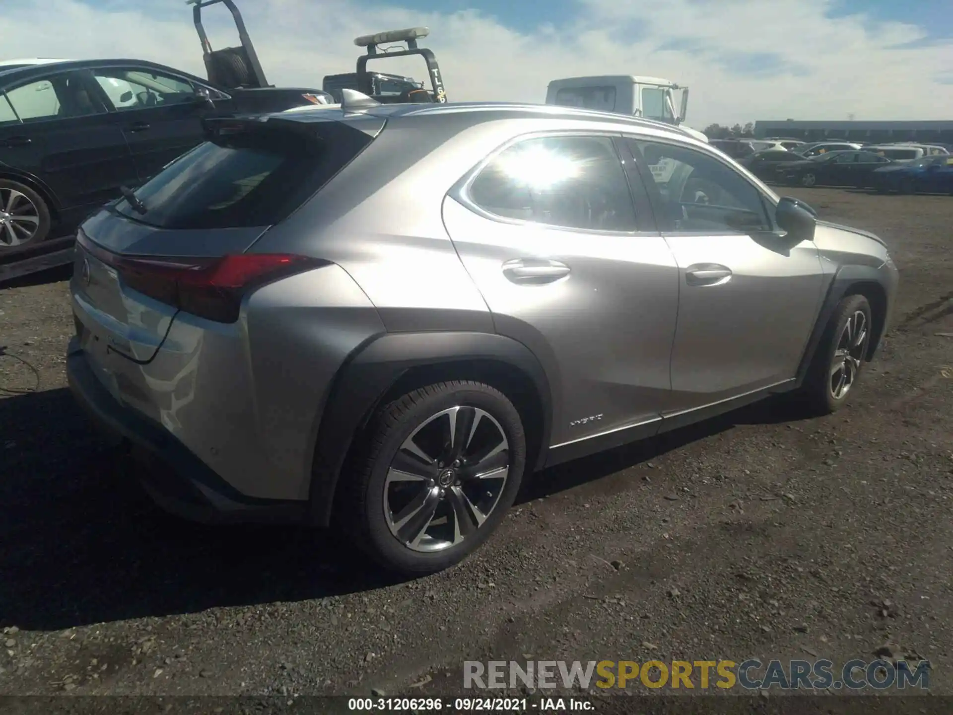 4 Photograph of a damaged car JTHP9JBHXM2038597 LEXUS UX 2021