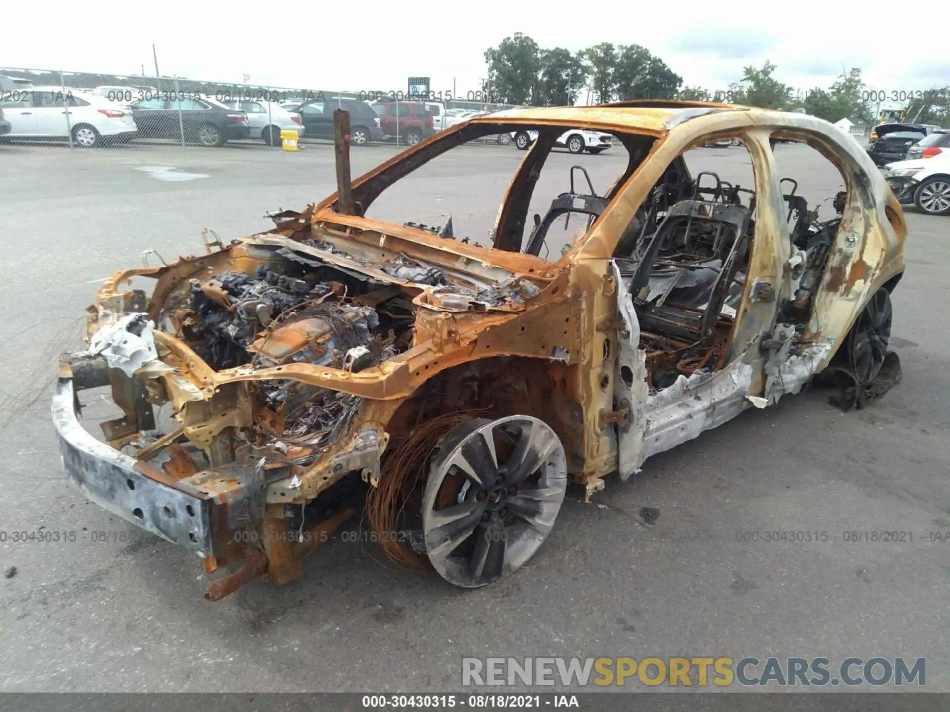 2 Photograph of a damaged car JTHP9JBHXM2045985 LEXUS UX 2021