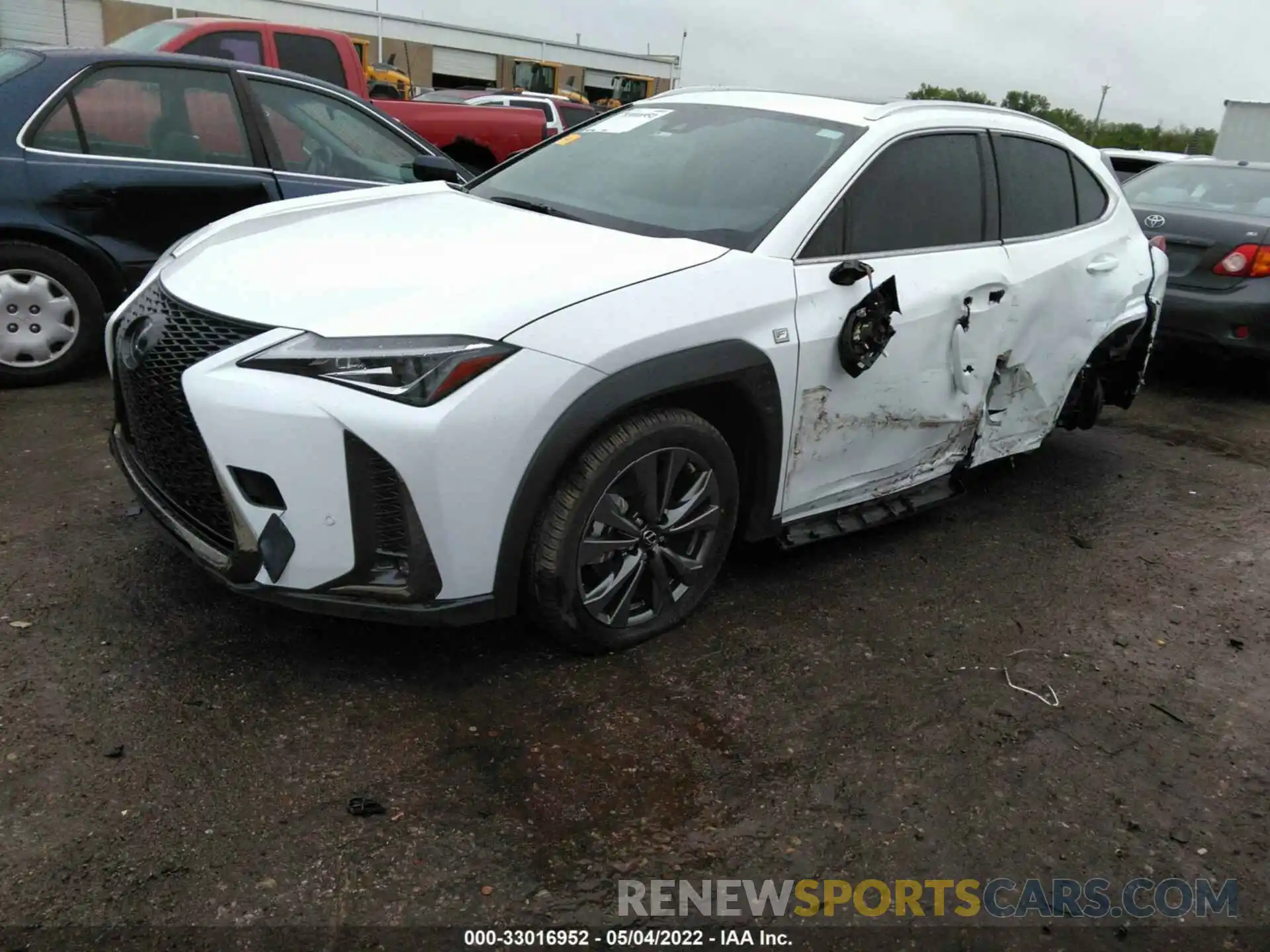 2 Фотография поврежденного автомобиля JTHR9JBH0M2041601 LEXUS UX 2021