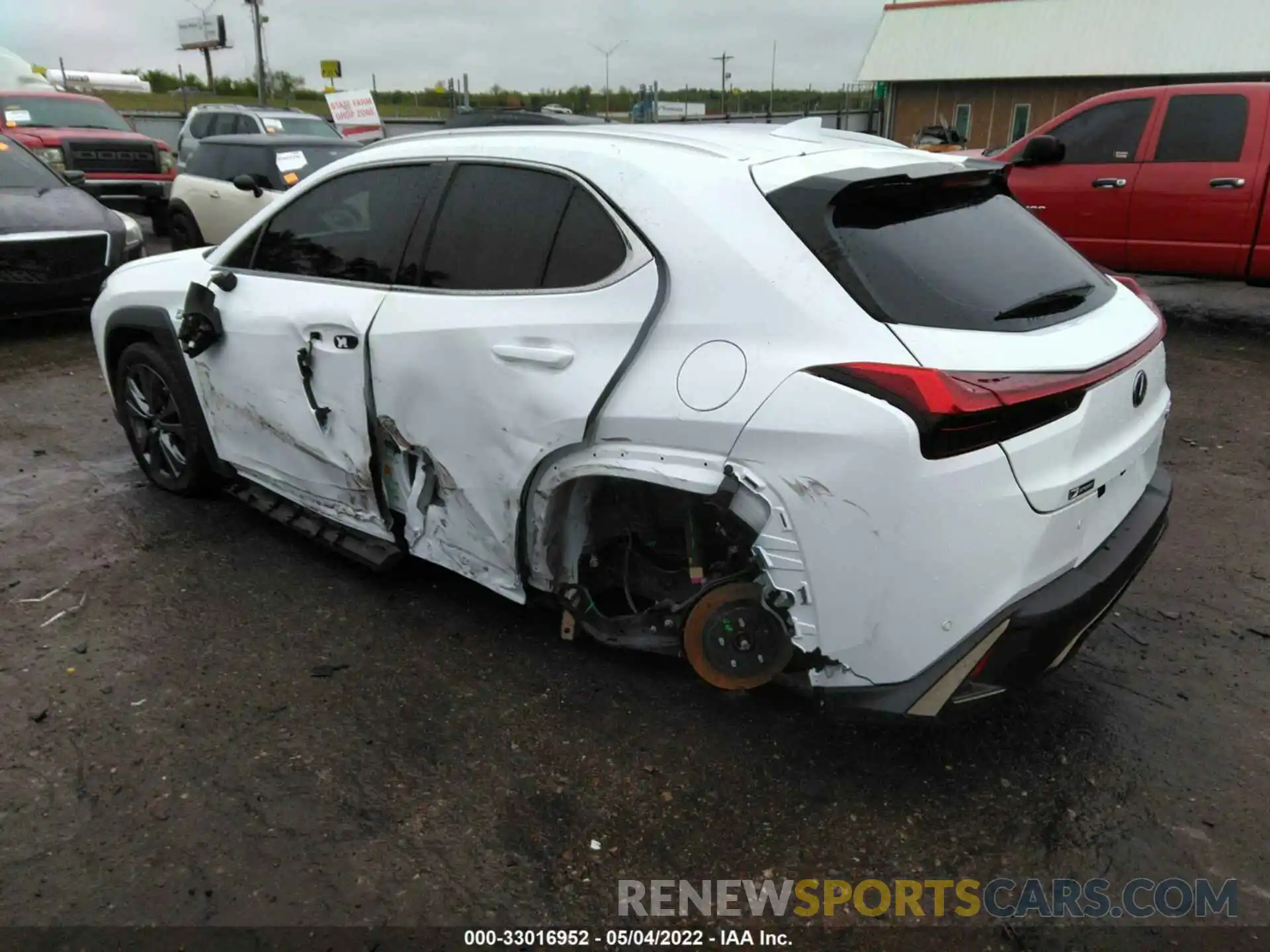 3 Photograph of a damaged car JTHR9JBH0M2041601 LEXUS UX 2021