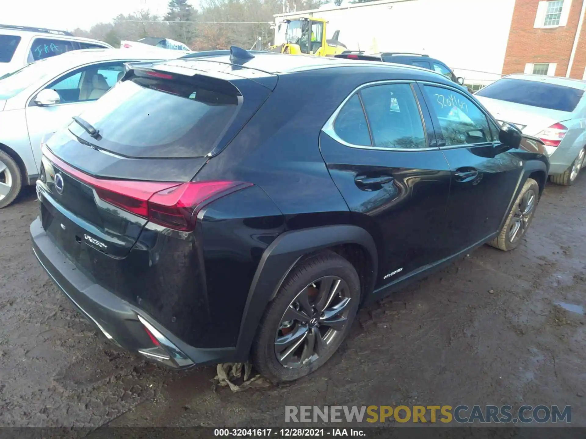 4 Фотография поврежденного автомобиля JTHR9JBH0M2053599 LEXUS UX 2021