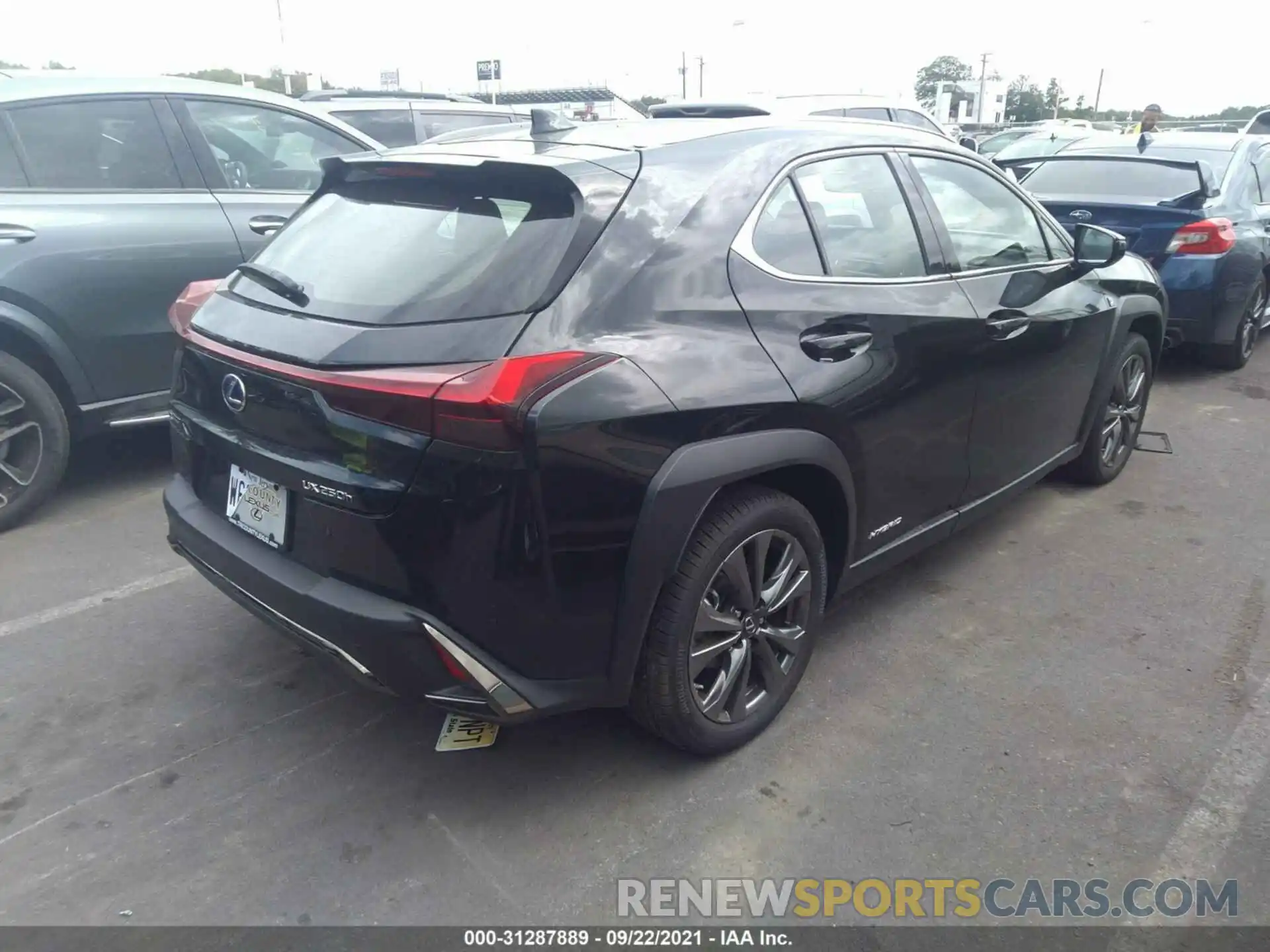 4 Фотография поврежденного автомобиля JTHR9JBH2M2051286 LEXUS UX 2021