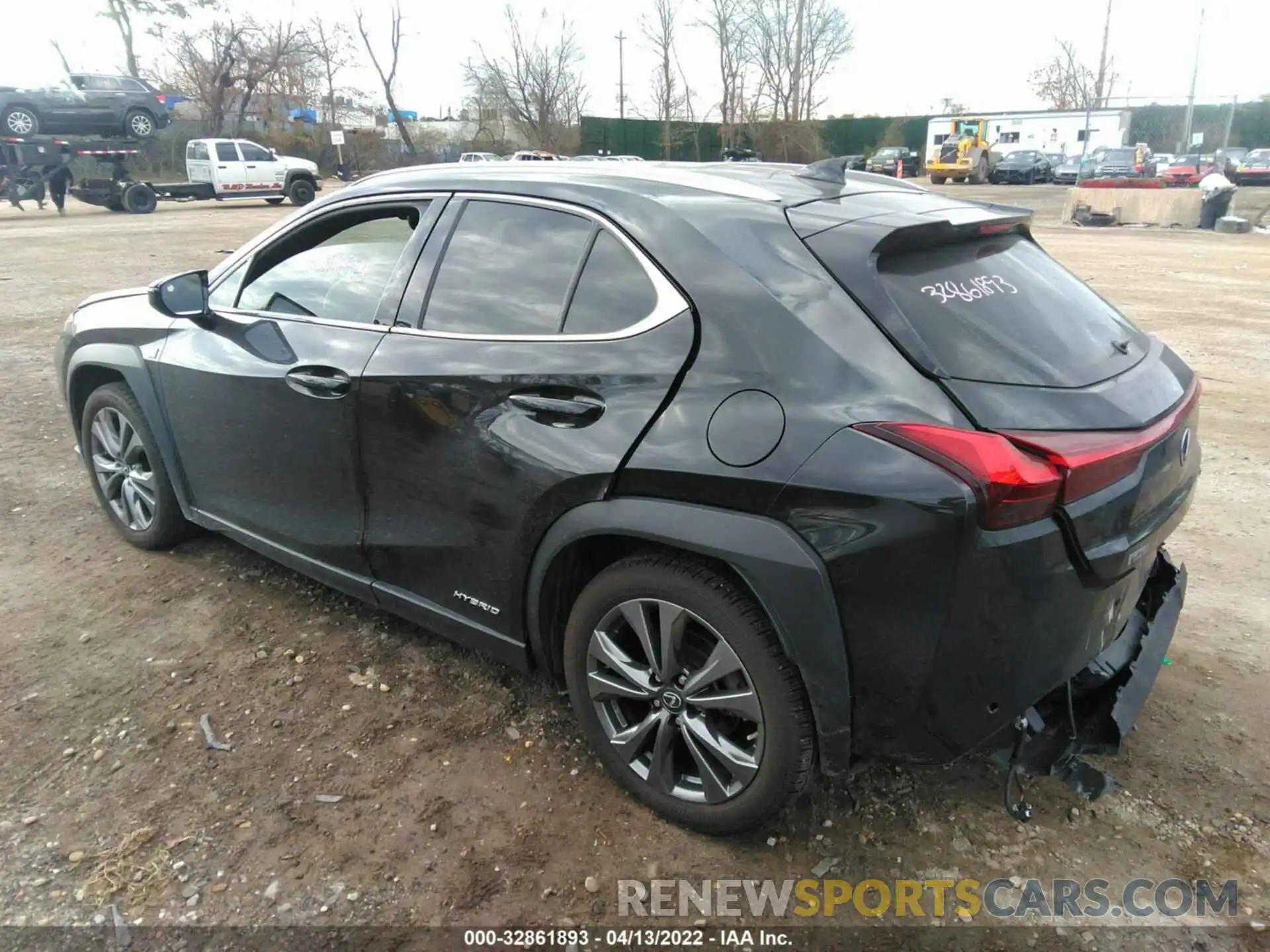 3 Фотография поврежденного автомобиля JTHR9JBH3M2038238 LEXUS UX 2021