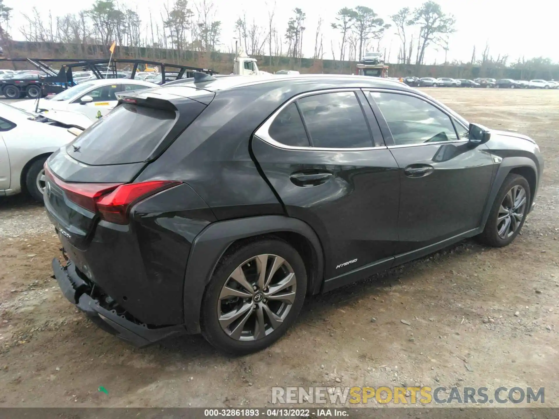 4 Фотография поврежденного автомобиля JTHR9JBH3M2038238 LEXUS UX 2021