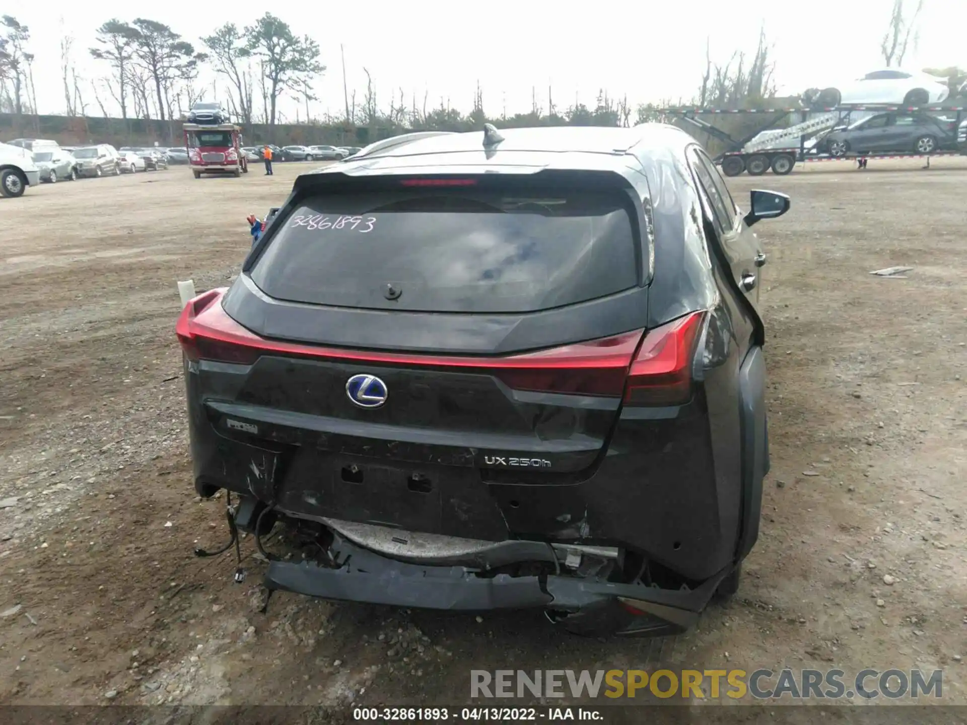 6 Фотография поврежденного автомобиля JTHR9JBH3M2038238 LEXUS UX 2021