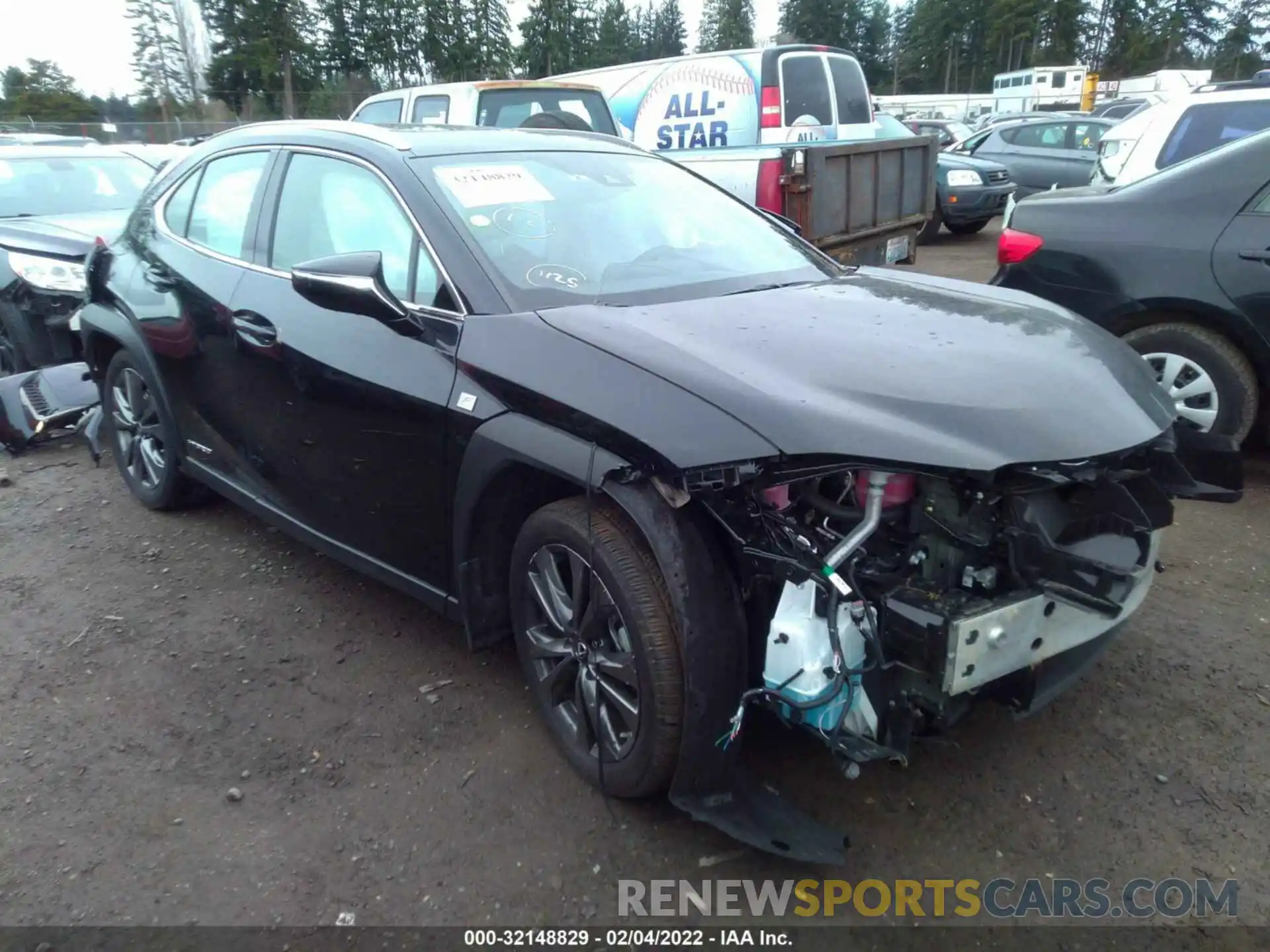 1 Photograph of a damaged car JTHR9JBH3M2039891 LEXUS UX 2021