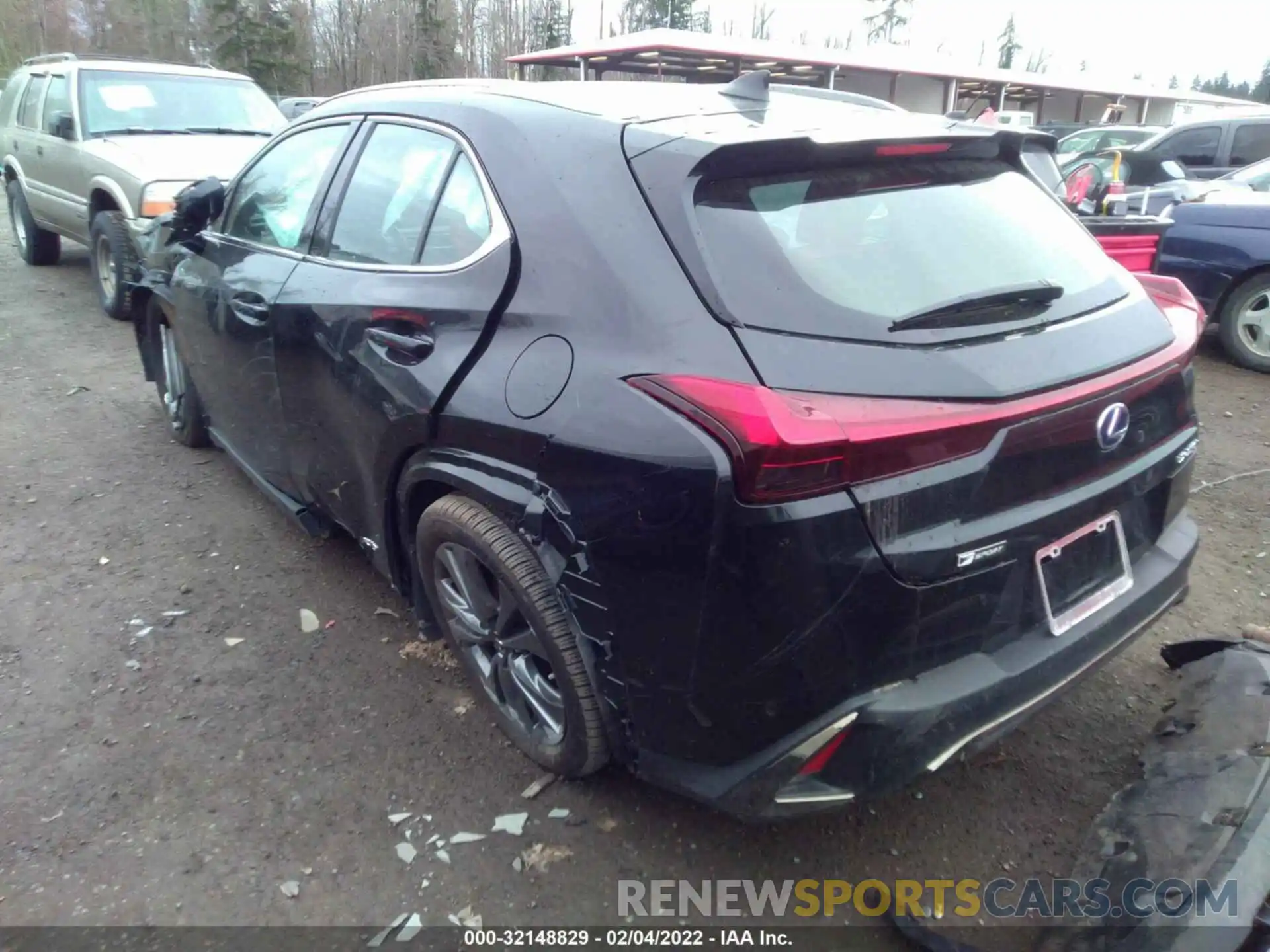 3 Фотография поврежденного автомобиля JTHR9JBH3M2039891 LEXUS UX 2021