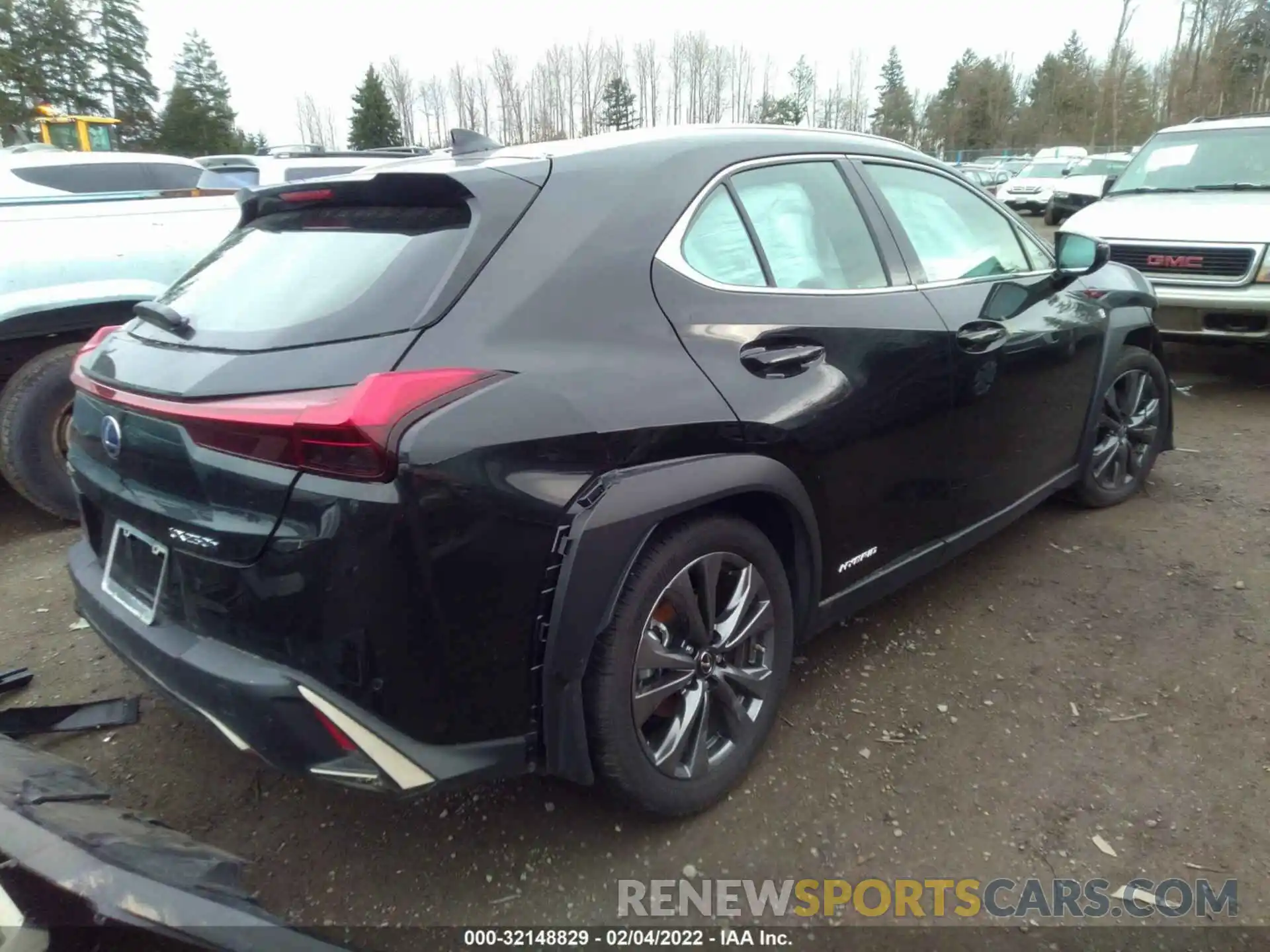 4 Фотография поврежденного автомобиля JTHR9JBH3M2039891 LEXUS UX 2021