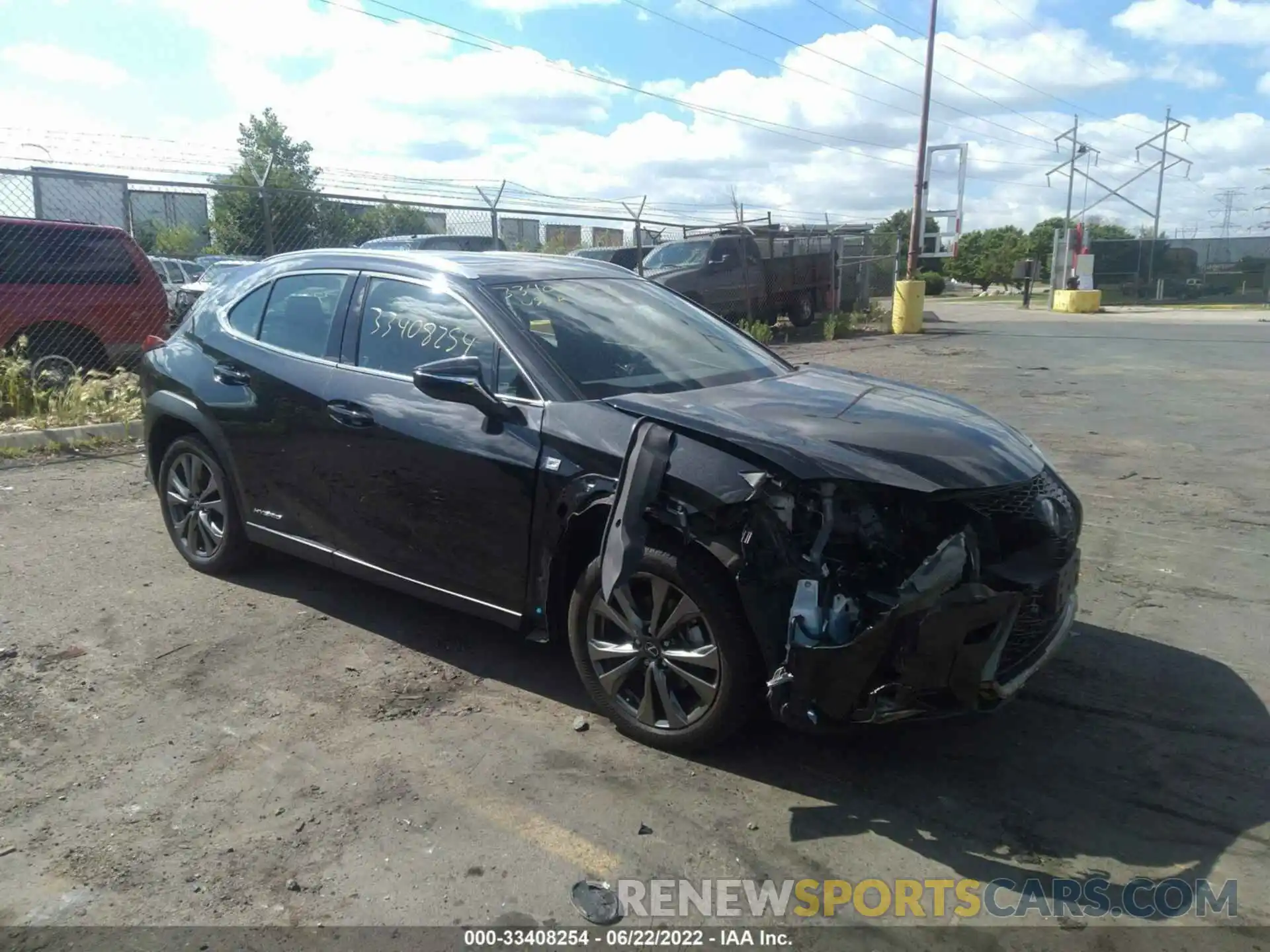 1 Photograph of a damaged car JTHR9JBH6M2037925 LEXUS UX 2021