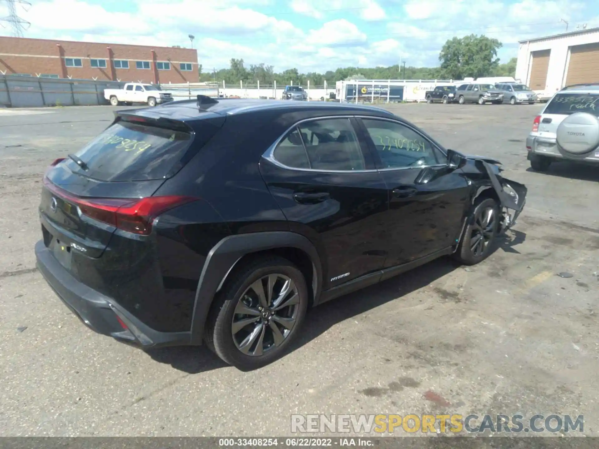 4 Photograph of a damaged car JTHR9JBH6M2037925 LEXUS UX 2021