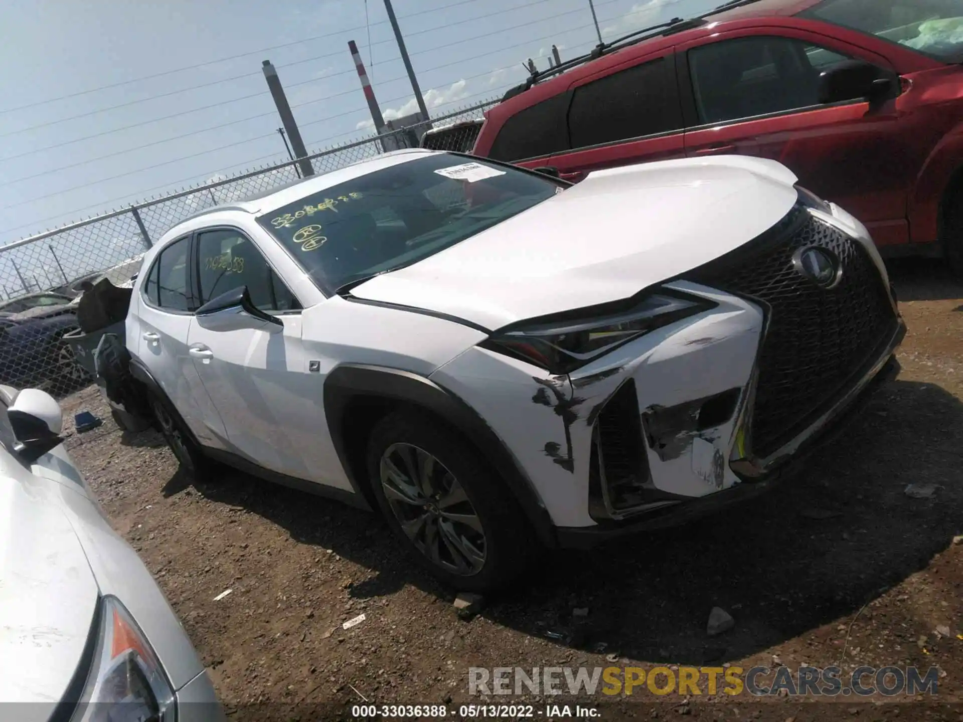 1 Фотография поврежденного автомобиля JTHR9JBH7M2048822 LEXUS UX 2021