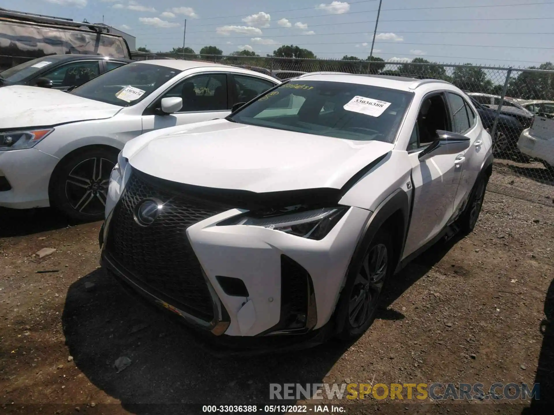 2 Фотография поврежденного автомобиля JTHR9JBH7M2048822 LEXUS UX 2021