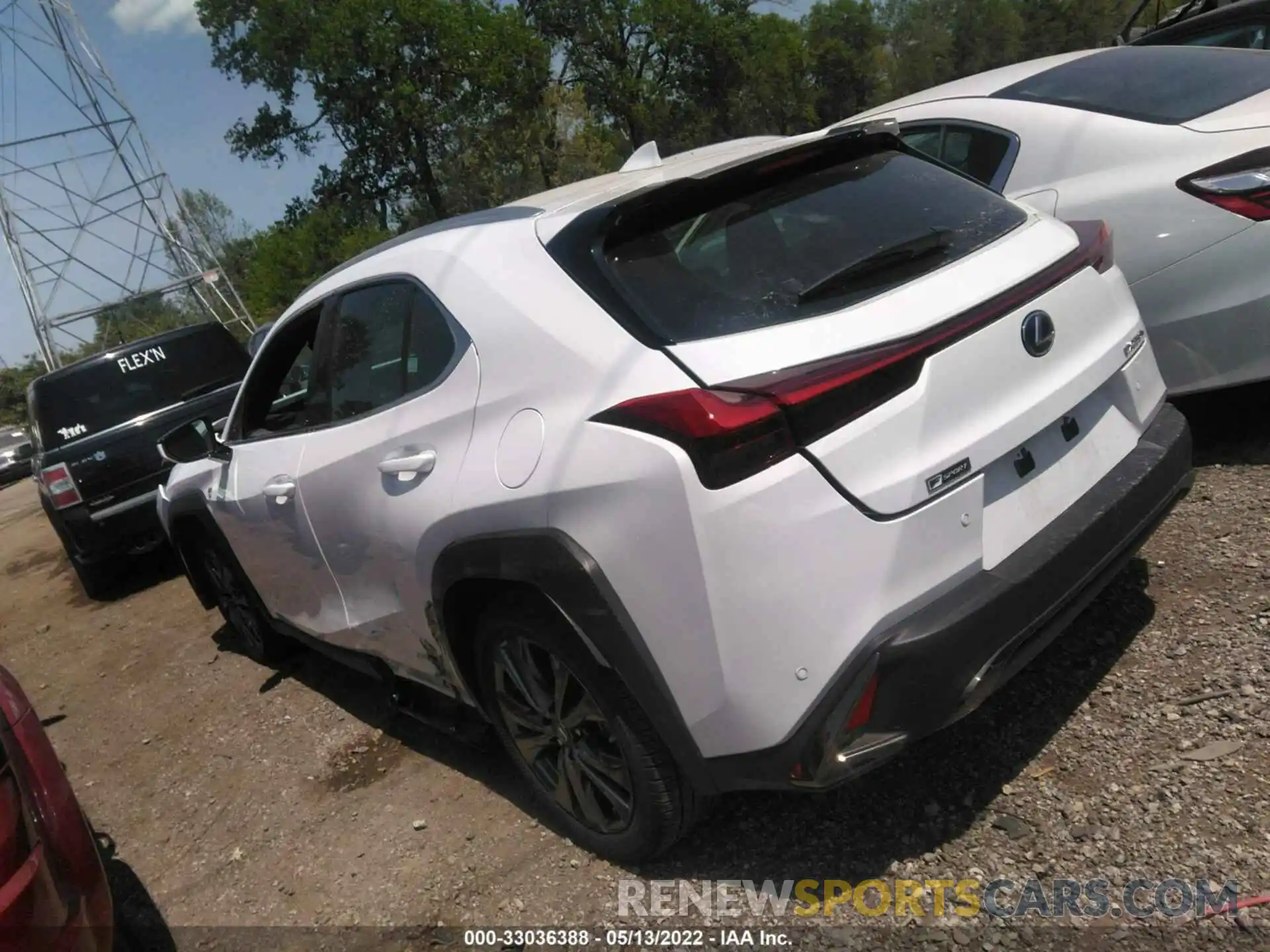 3 Фотография поврежденного автомобиля JTHR9JBH7M2048822 LEXUS UX 2021