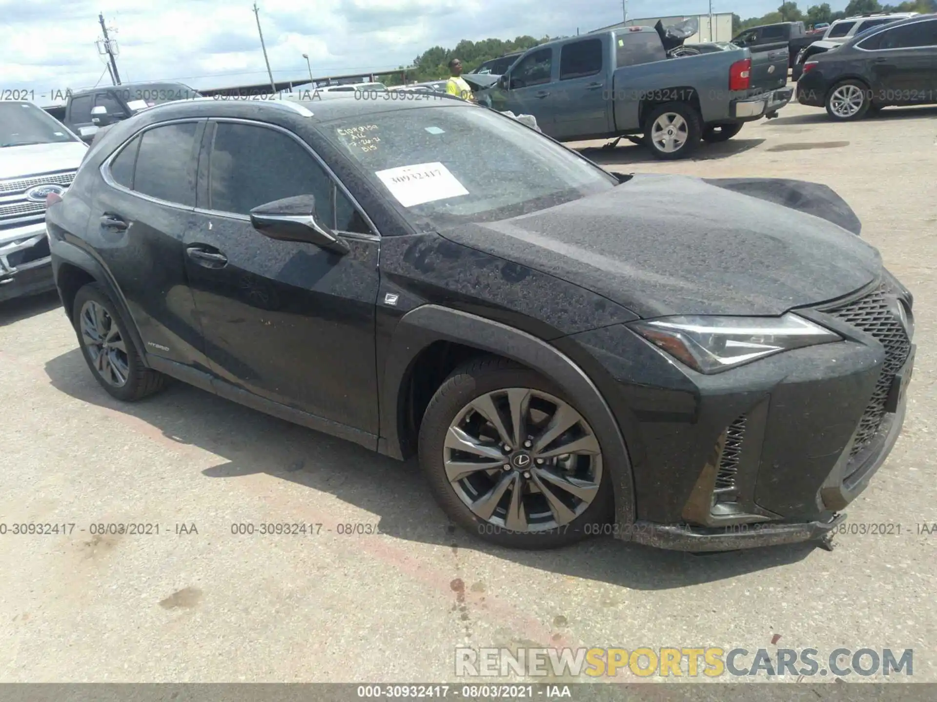 1 Photograph of a damaged car JTHR9JBH8M2040177 LEXUS UX 2021