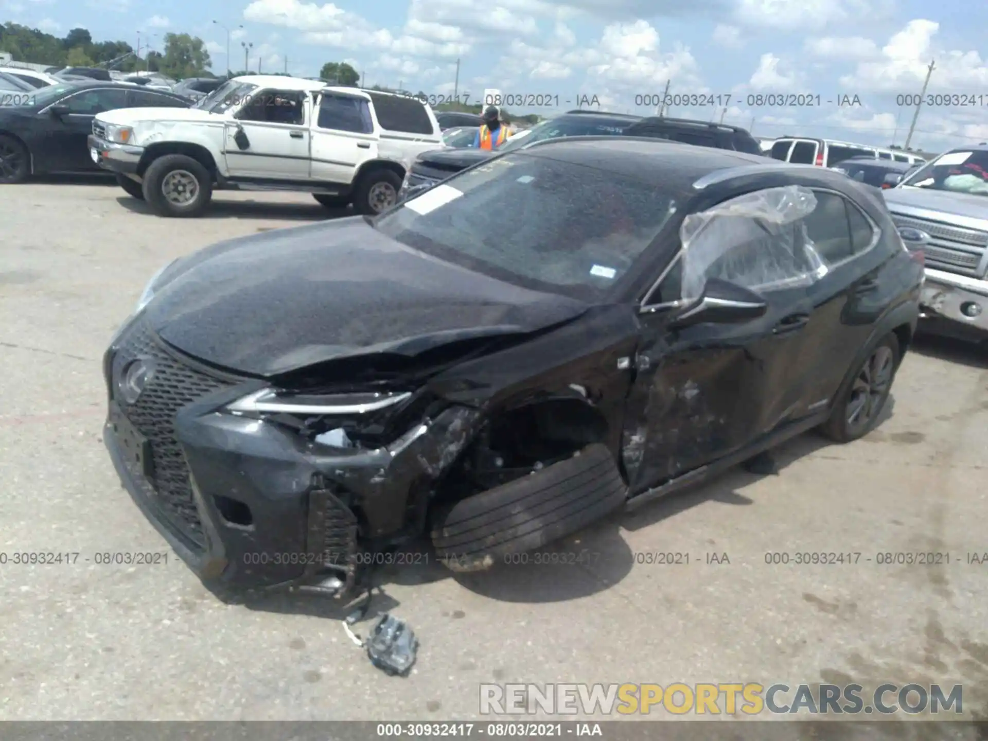 2 Photograph of a damaged car JTHR9JBH8M2040177 LEXUS UX 2021