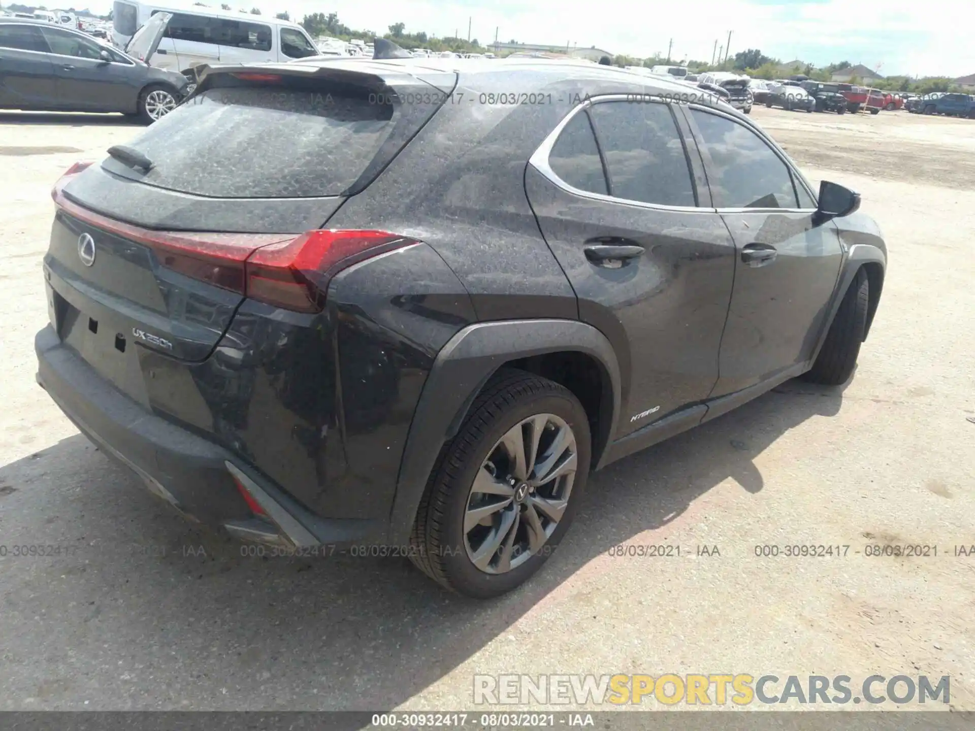 4 Фотография поврежденного автомобиля JTHR9JBH8M2040177 LEXUS UX 2021