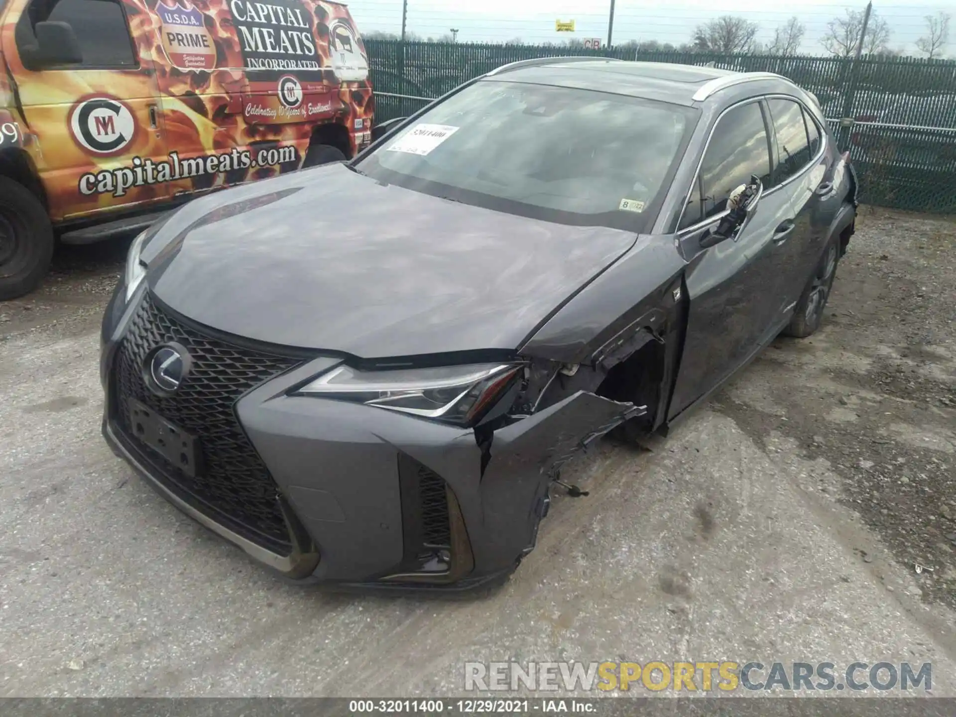 2 Фотография поврежденного автомобиля JTHR9JBH8M2043953 LEXUS UX 2021