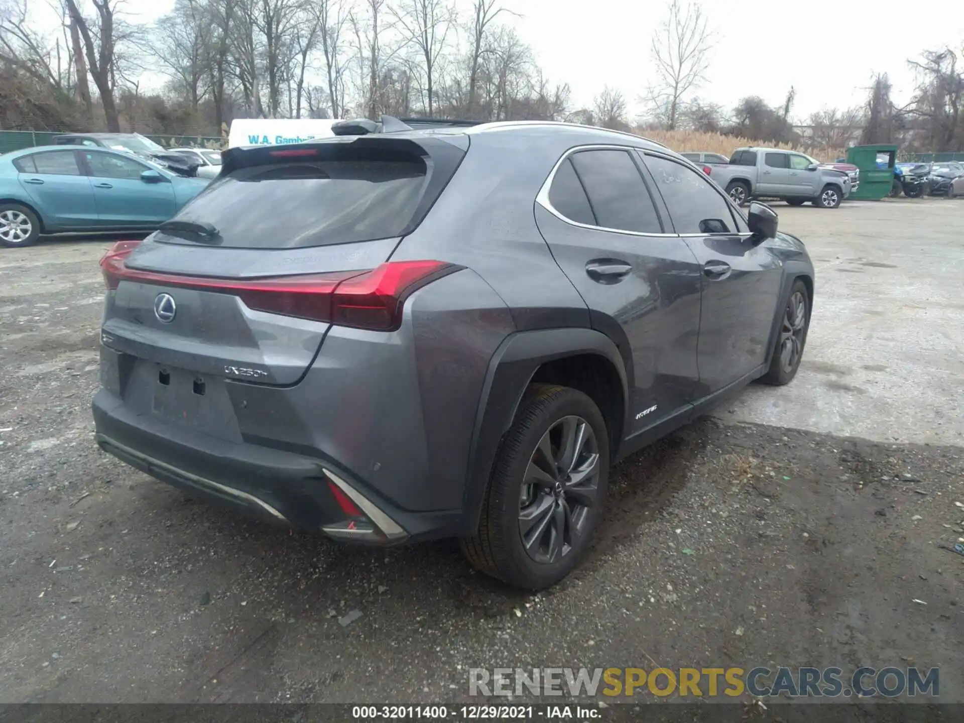 4 Фотография поврежденного автомобиля JTHR9JBH8M2043953 LEXUS UX 2021