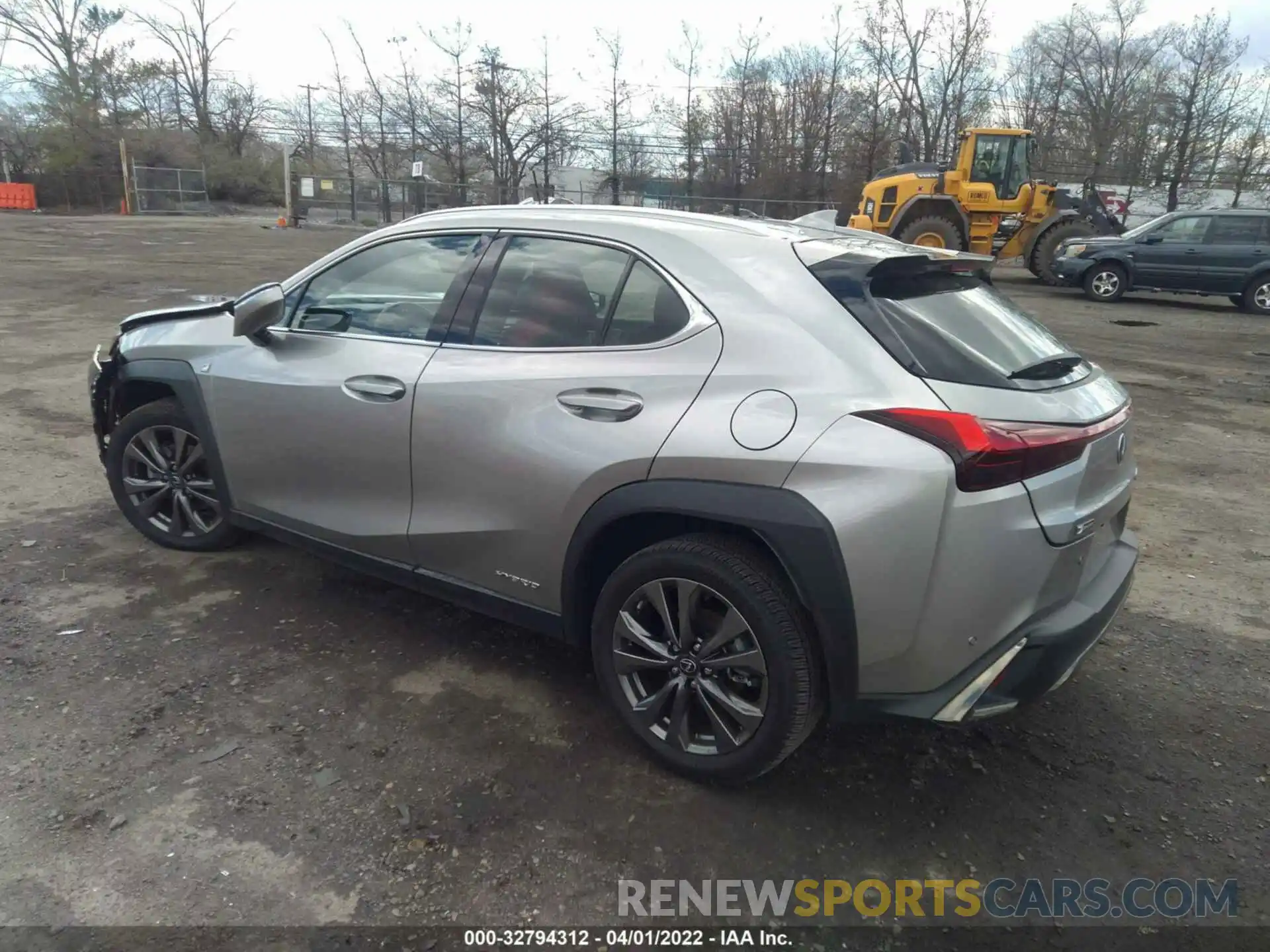 3 Фотография поврежденного автомобиля JTHR9JBH8M2048327 LEXUS UX 2021