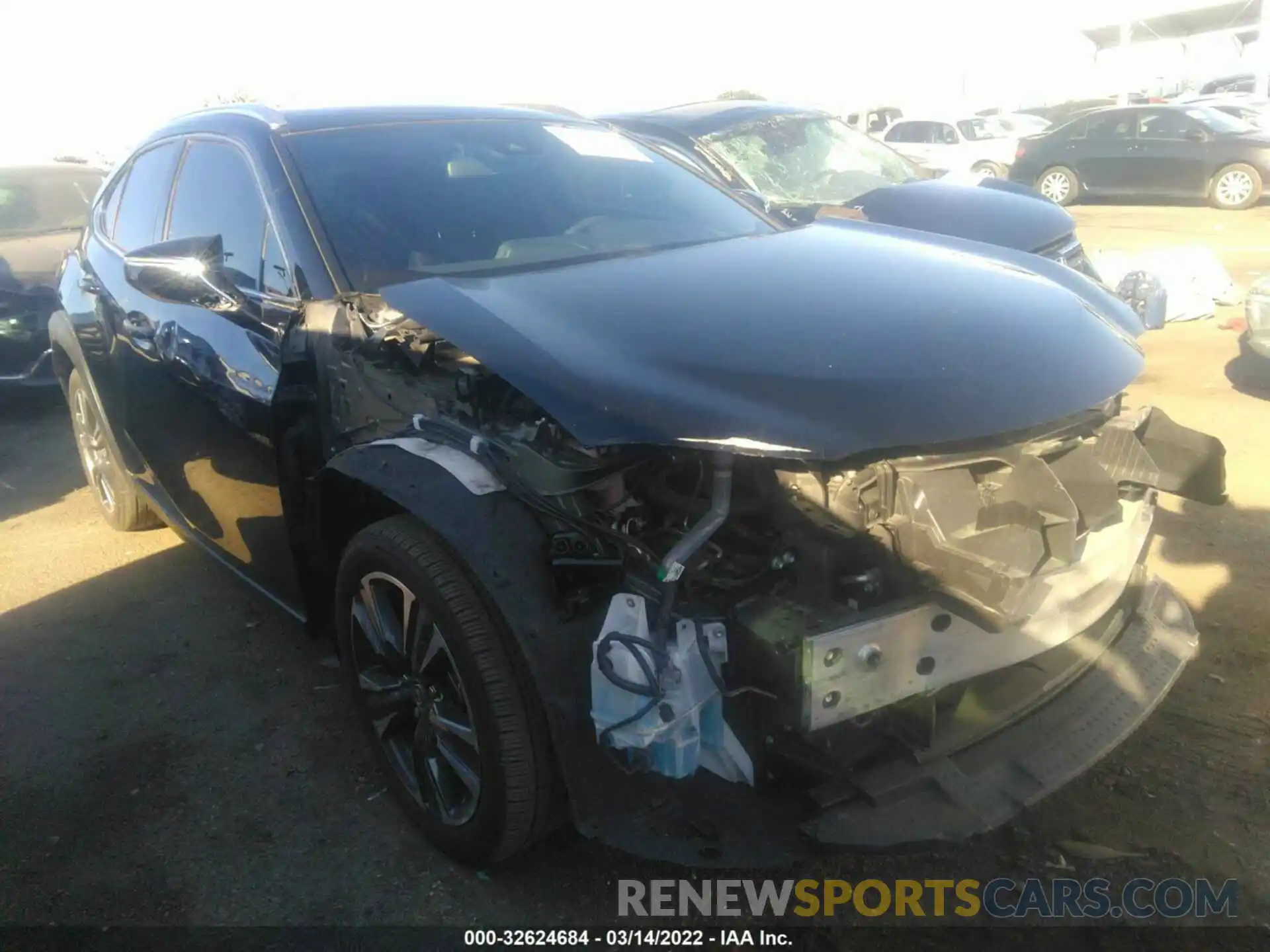 1 Photograph of a damaged car JTHX3JBH0M2032454 LEXUS UX 2021