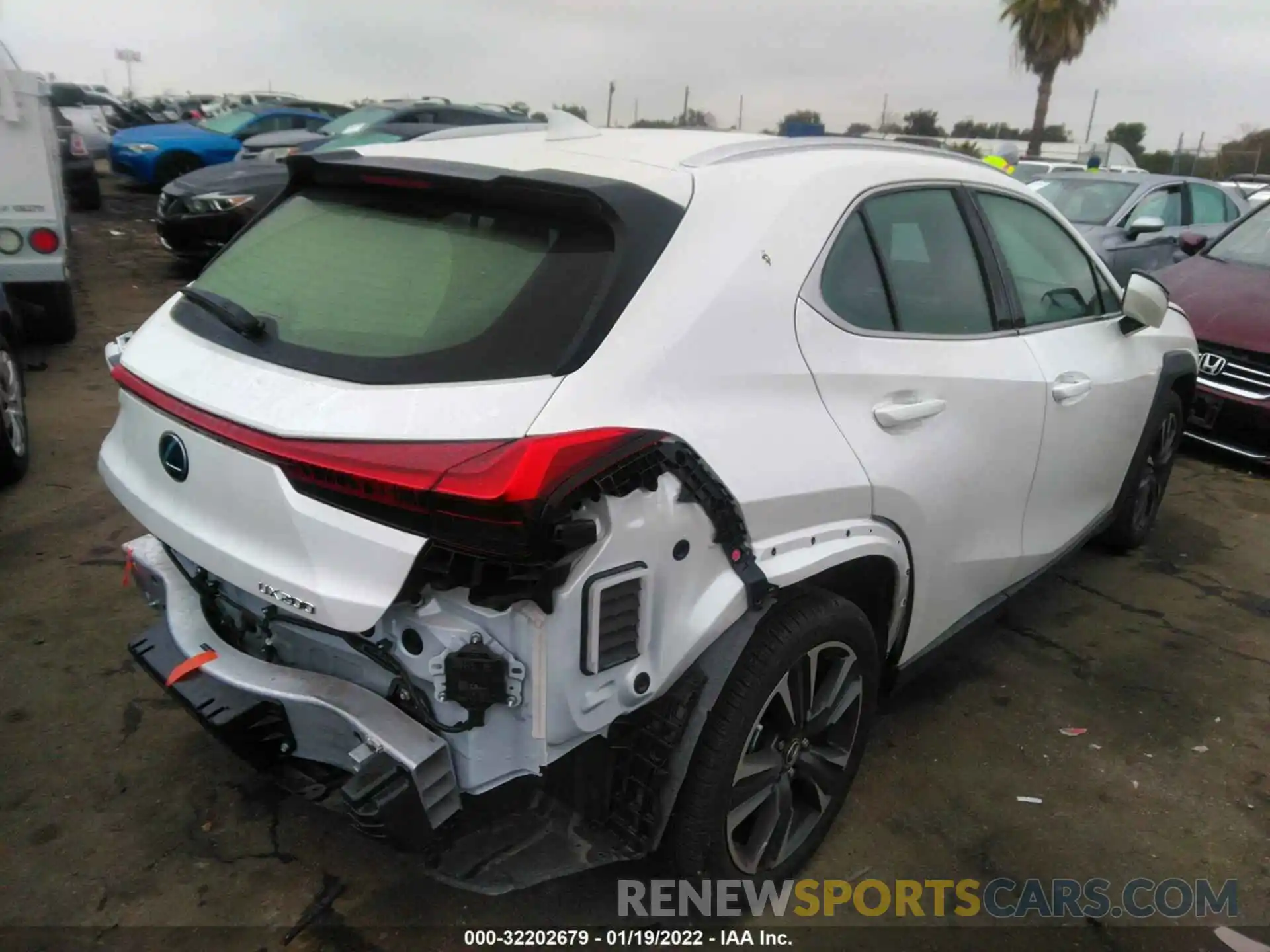 4 Photograph of a damaged car JTHX3JBH3M2034117 LEXUS UX 2021