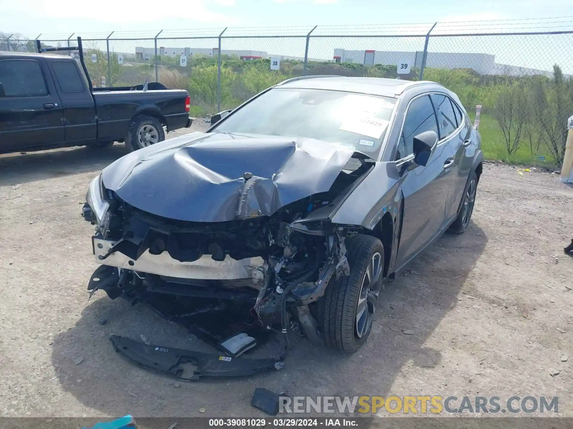 2 Photograph of a damaged car JTHX3JBH3M2036322 LEXUS UX 2021