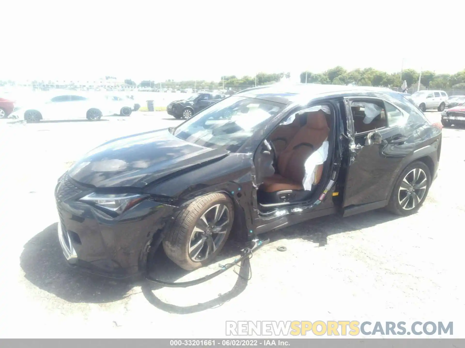 2 Фотография поврежденного автомобиля JTHX3JBH5M2032997 LEXUS UX 2021