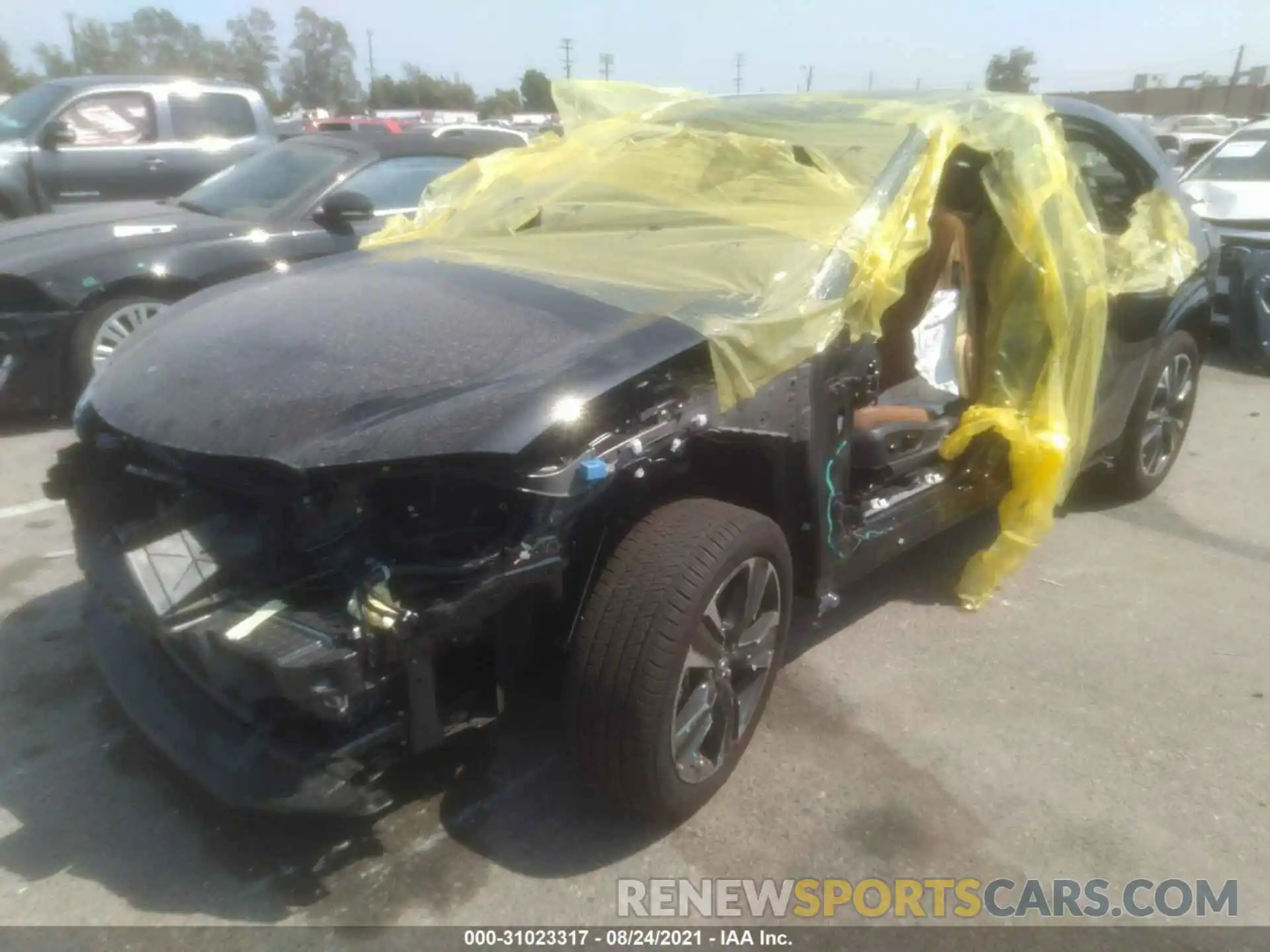 2 Photograph of a damaged car JTHX3JBH5M2039898 LEXUS UX 2021