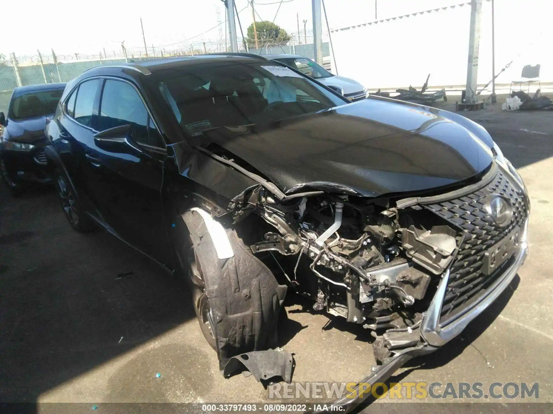 1 Photograph of a damaged car JTHX3JBHXM2041386 LEXUS UX 2021