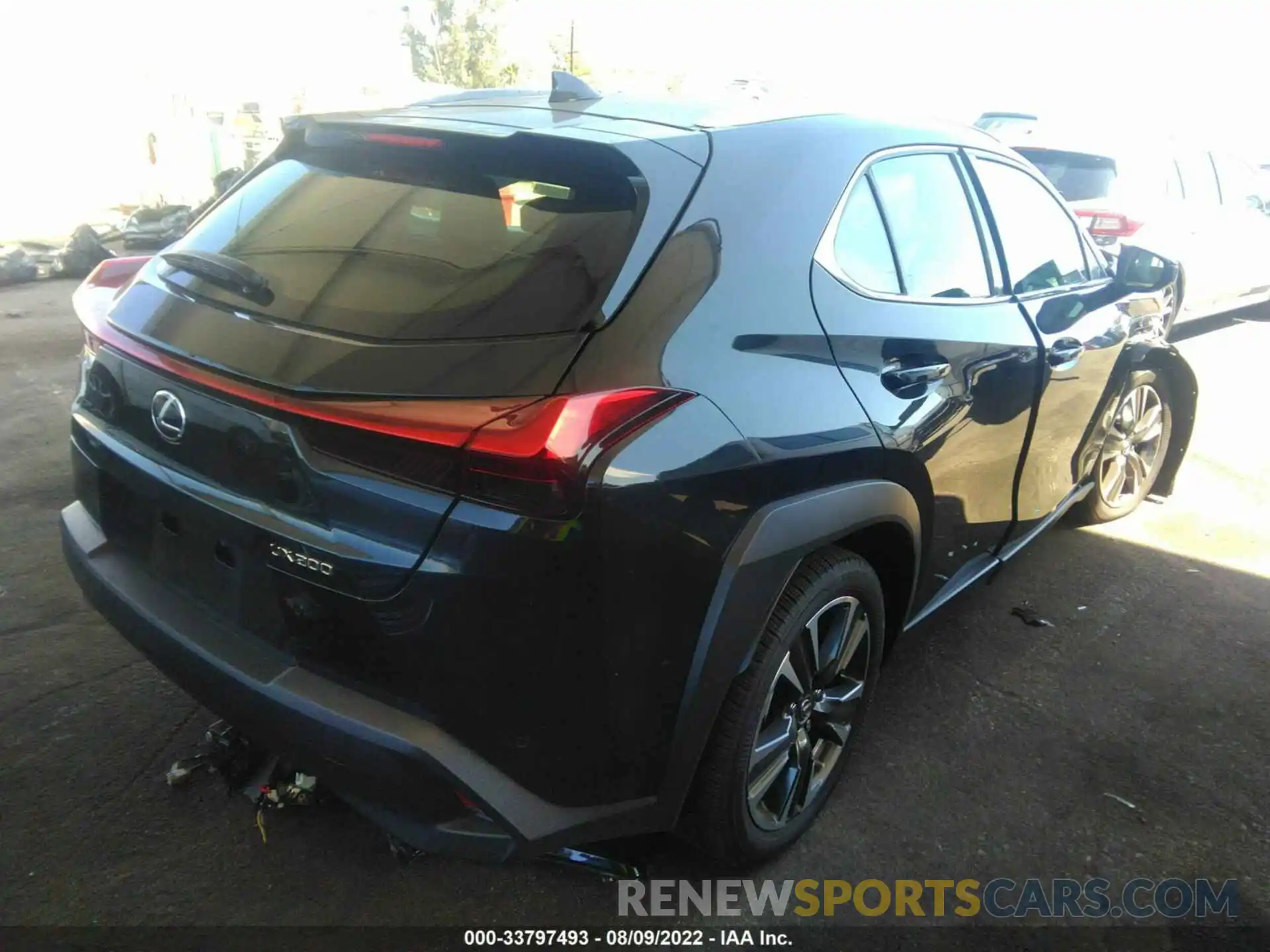 4 Photograph of a damaged car JTHX3JBHXM2041386 LEXUS UX 2021