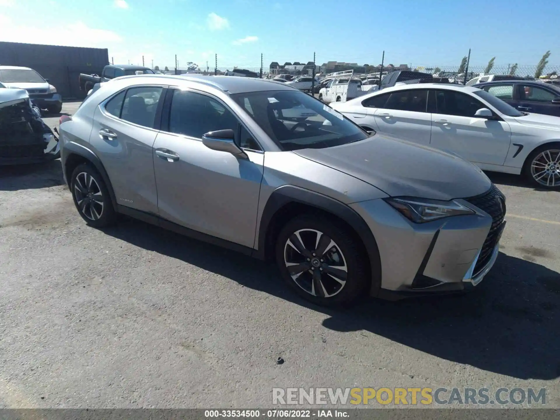 1 Photograph of a damaged car JTHX9JBH1M2044627 LEXUS UX 2021