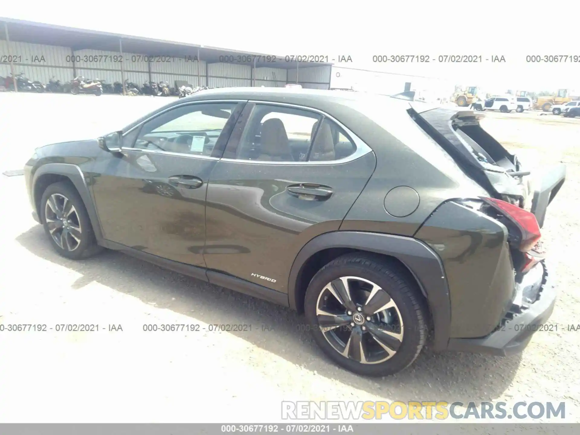 3 Photograph of a damaged car JTHX9JBH1M2045292 LEXUS UX 2021