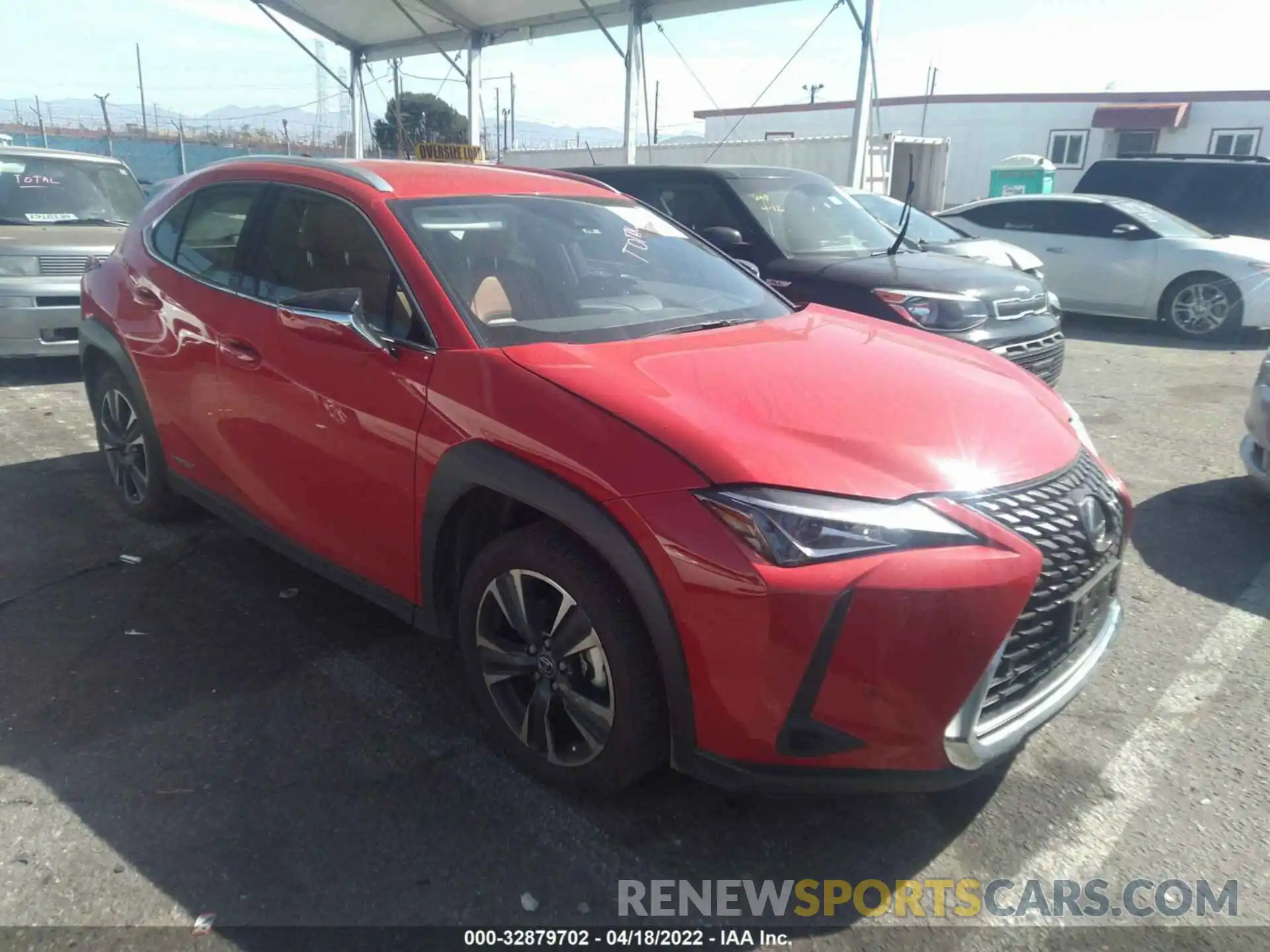 1 Photograph of a damaged car JTHX9JBH3M2054253 LEXUS UX 2021