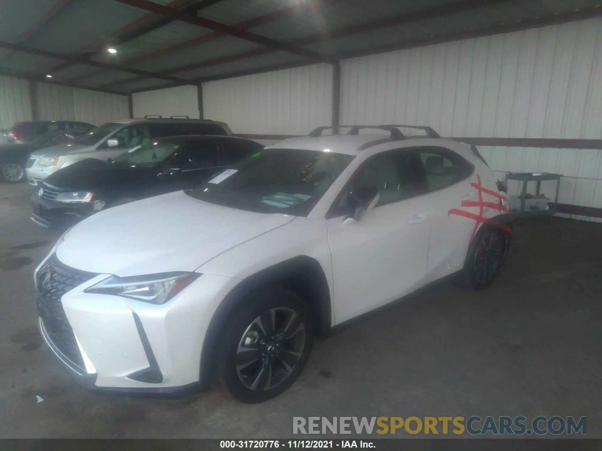 2 Фотография поврежденного автомобиля JTHX9JBH5M2052911 LEXUS UX 2021