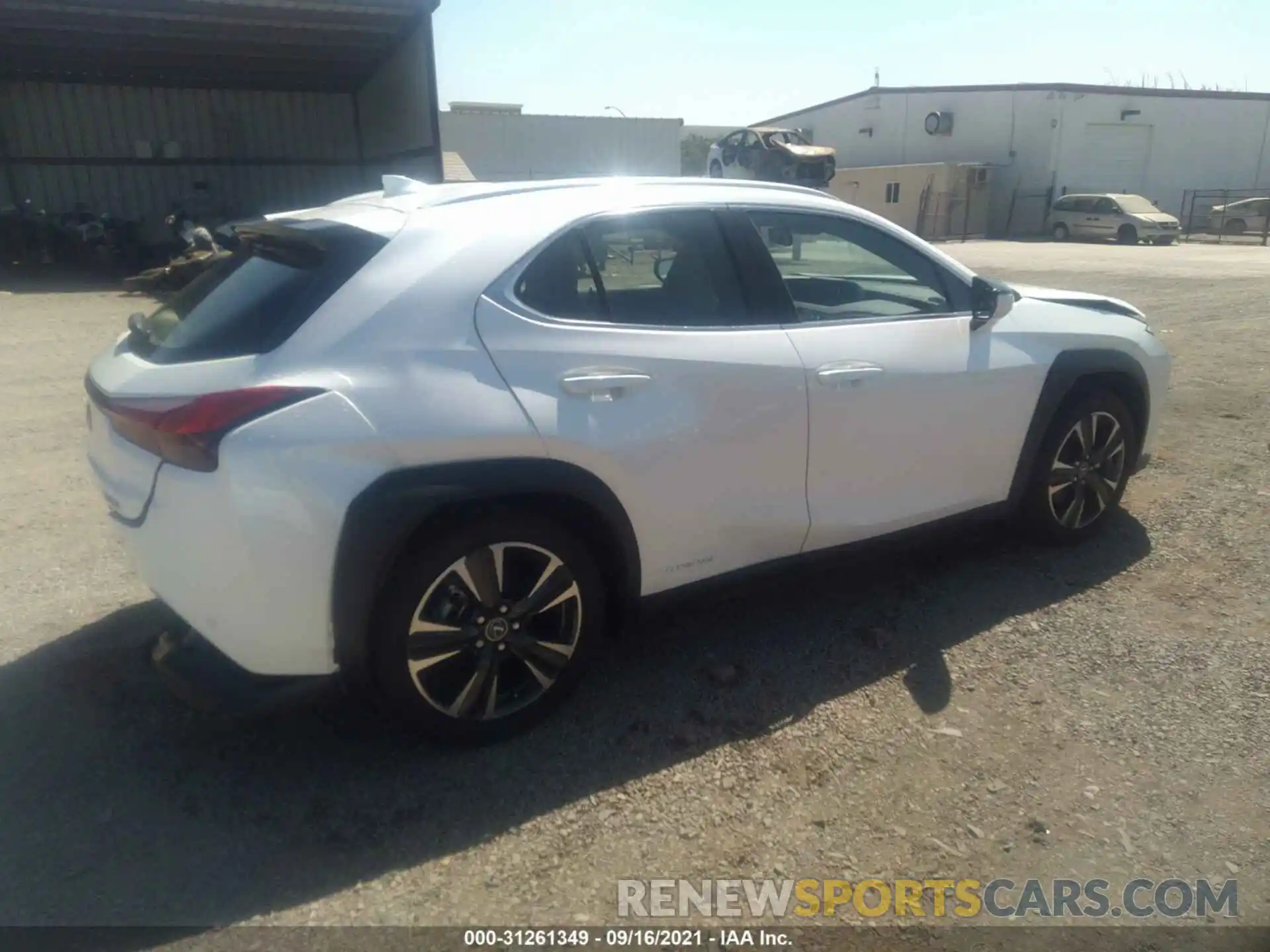 4 Фотография поврежденного автомобиля JTHX9JBH6M2042436 LEXUS UX 2021