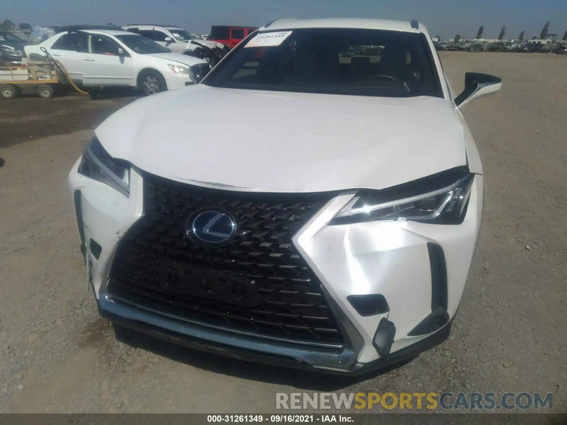 6 Фотография поврежденного автомобиля JTHX9JBH6M2042436 LEXUS UX 2021