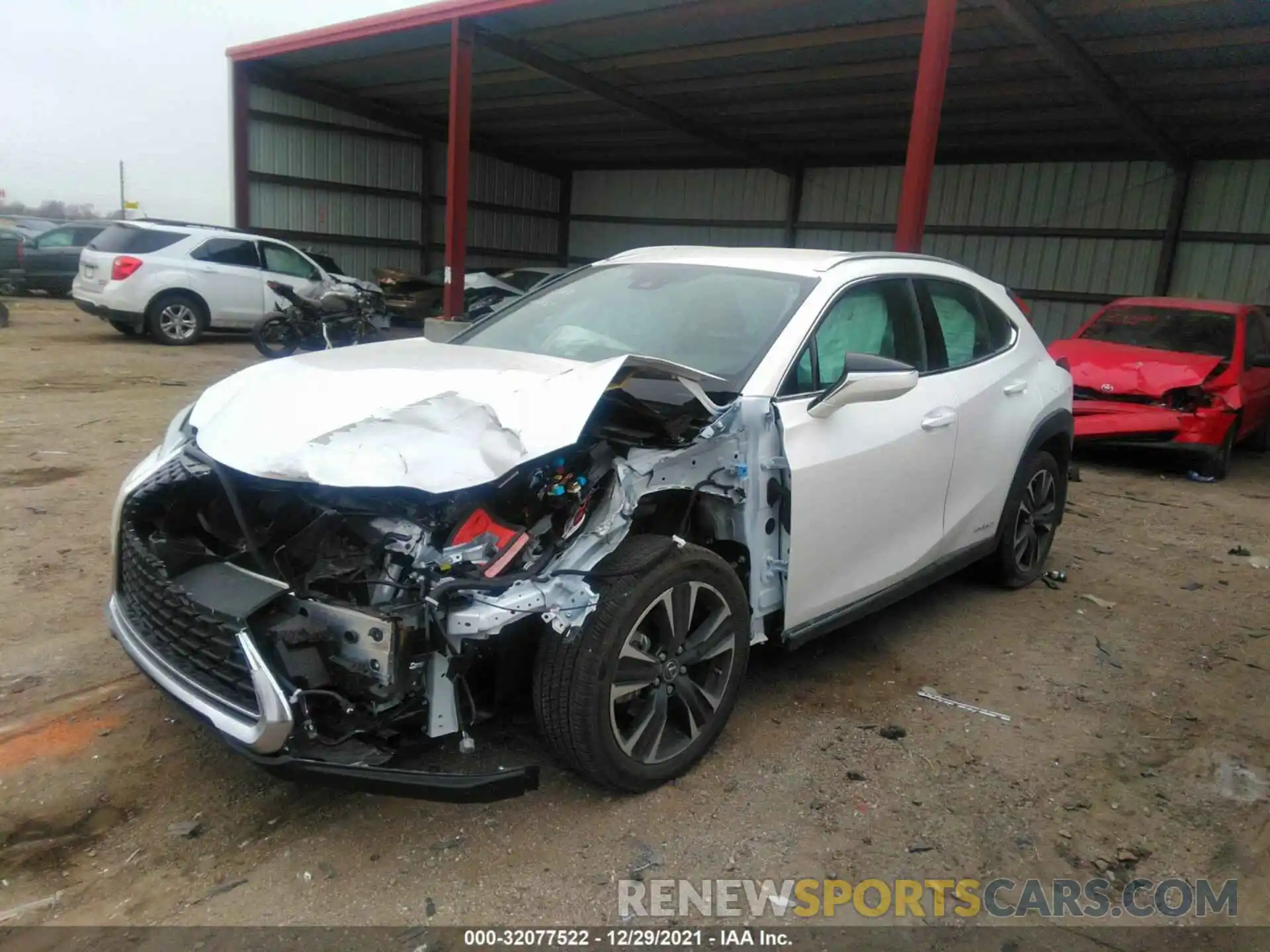 2 Photograph of a damaged car JTHX9JBH6M2049774 LEXUS UX 2021