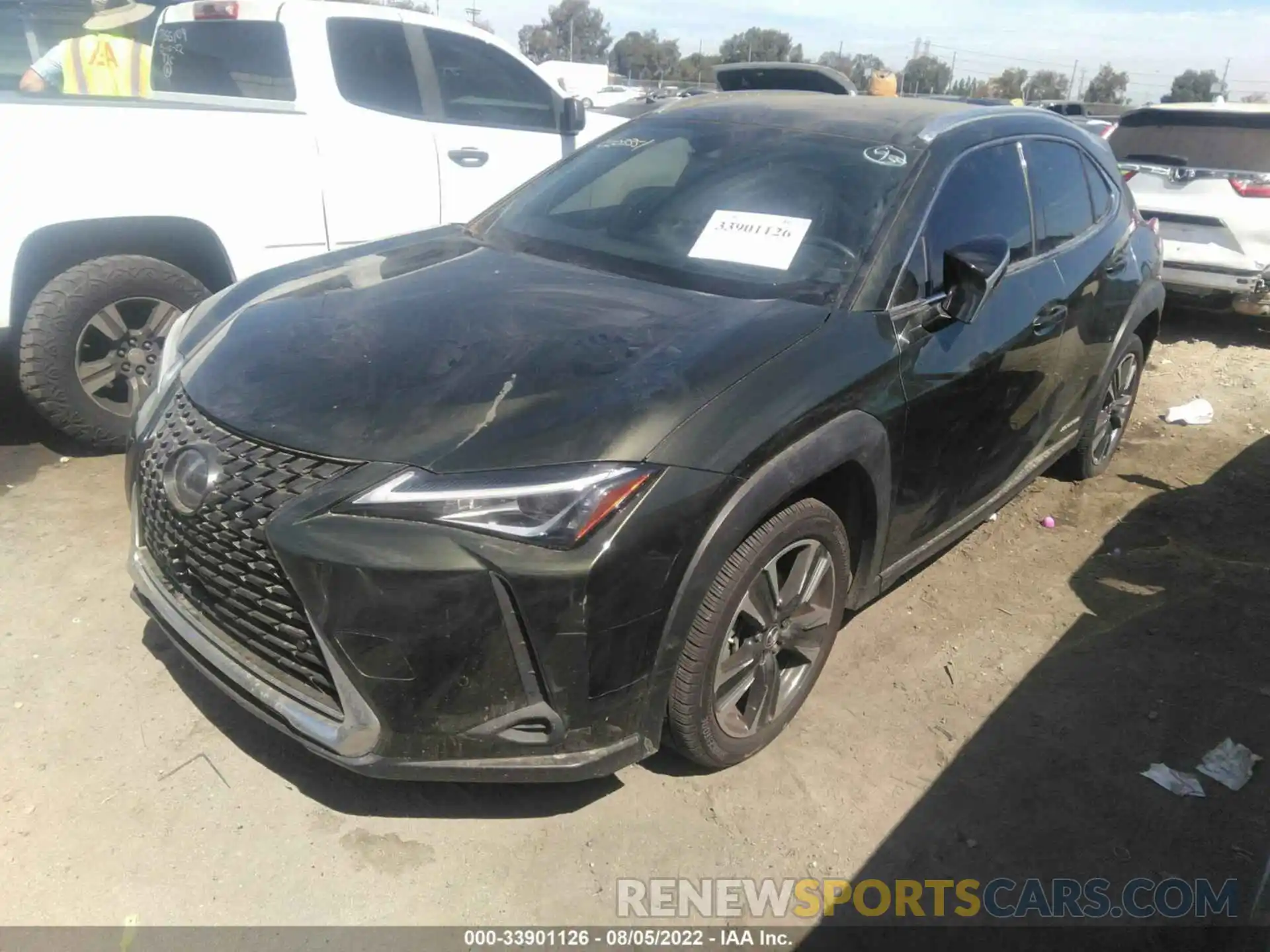 2 Photograph of a damaged car JTHX9JBH8M2052398 LEXUS UX 2021