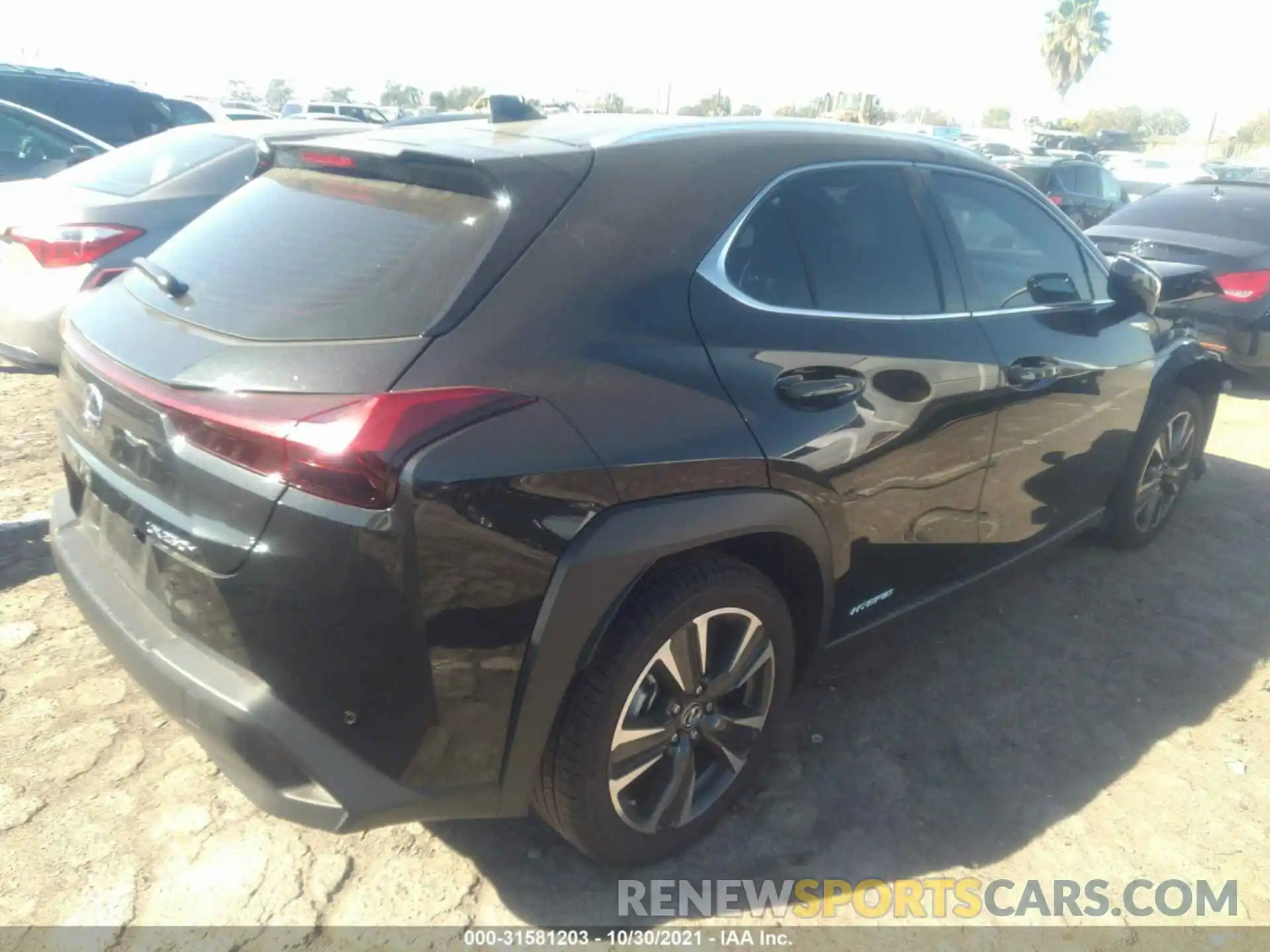 4 Фотография поврежденного автомобиля JTHX9JBH9M2039224 LEXUS UX 2021