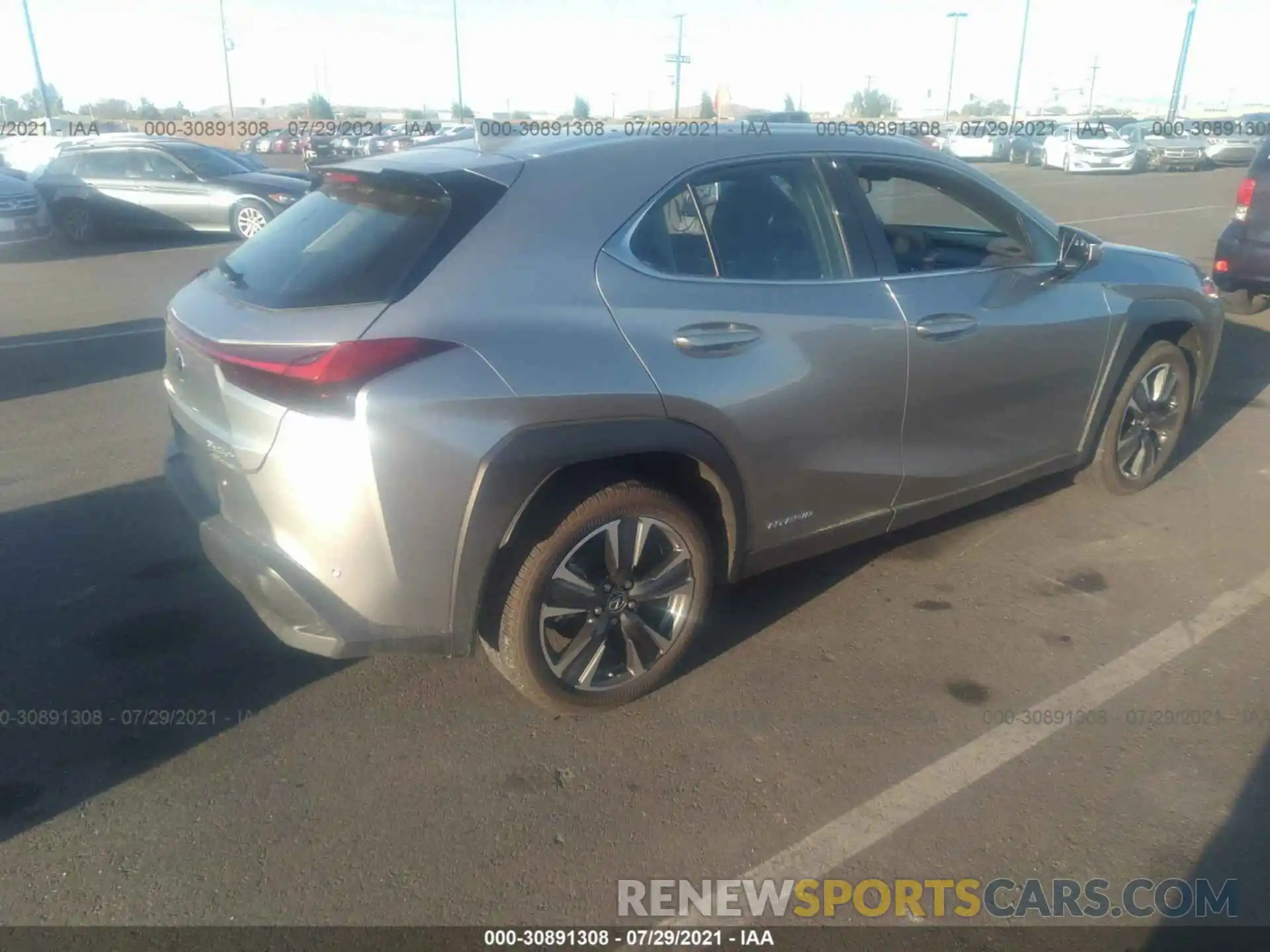 4 Photograph of a damaged car JTHX9JBHXM2038387 LEXUS UX 2021