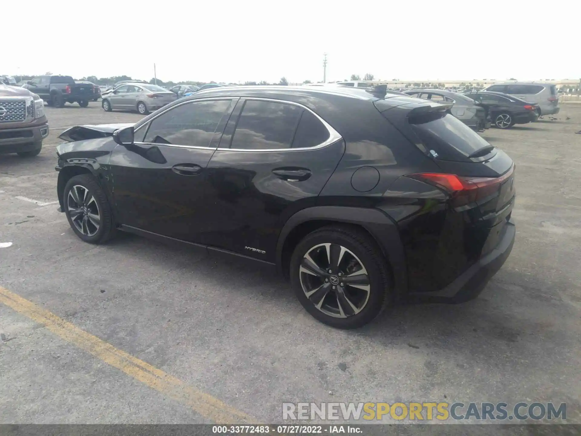 3 Photograph of a damaged car JTHX9JBHXM2042844 LEXUS UX 2021