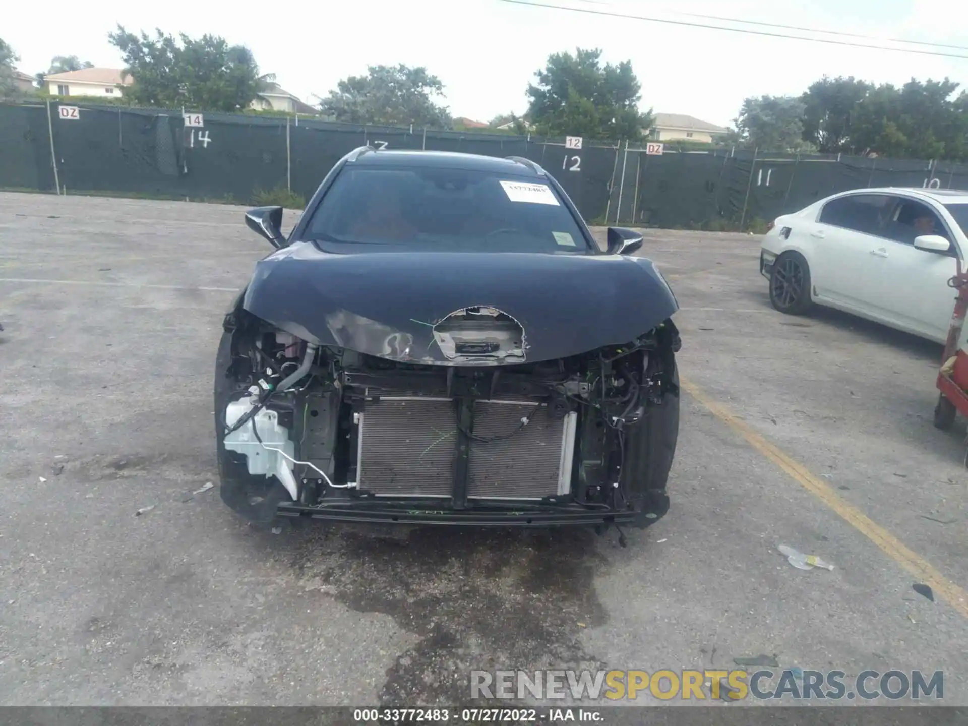 6 Photograph of a damaged car JTHX9JBHXM2042844 LEXUS UX 2021