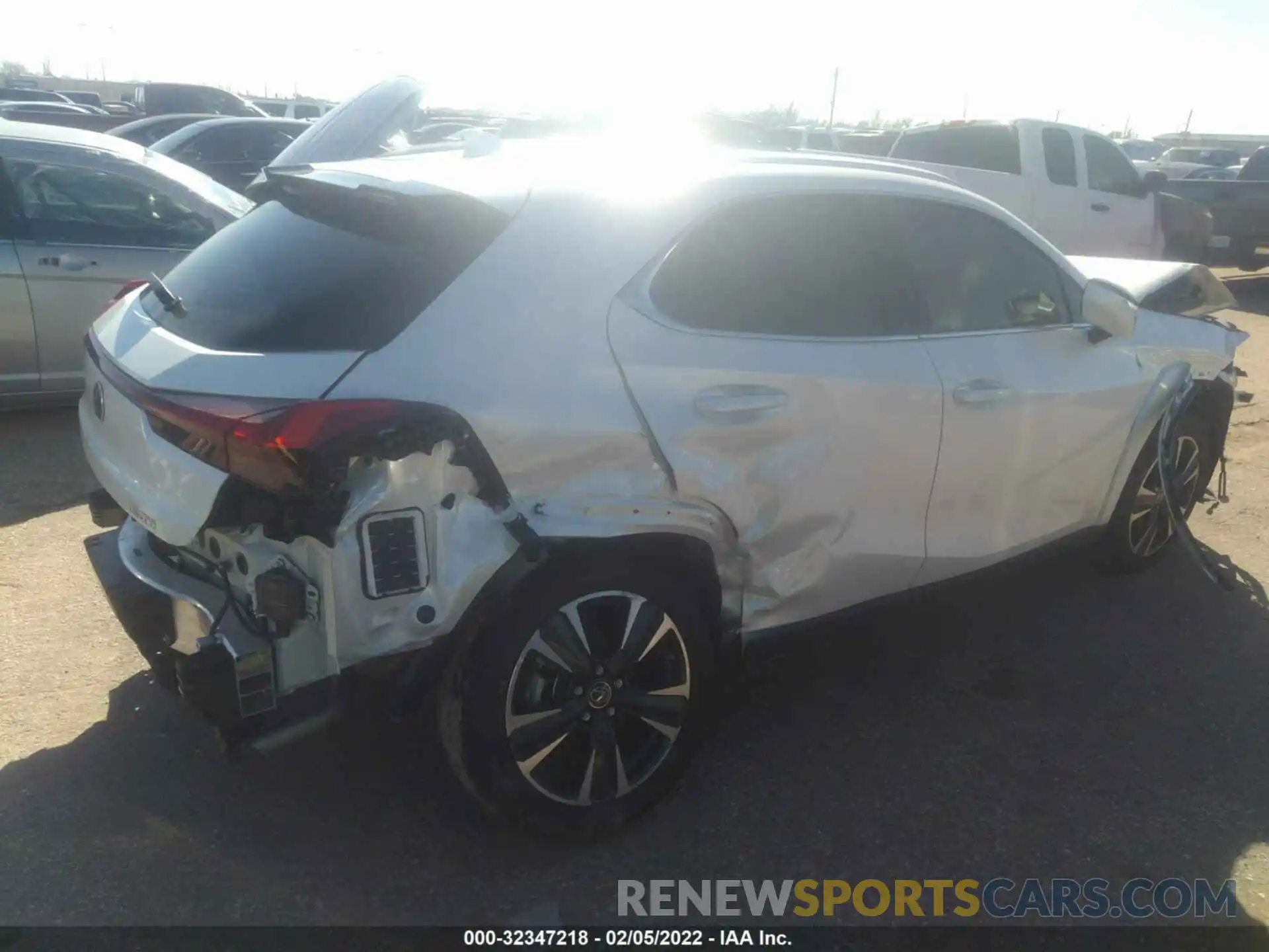 4 Photograph of a damaged car JTHP3JBH7N2046126 LEXUS UX 2022