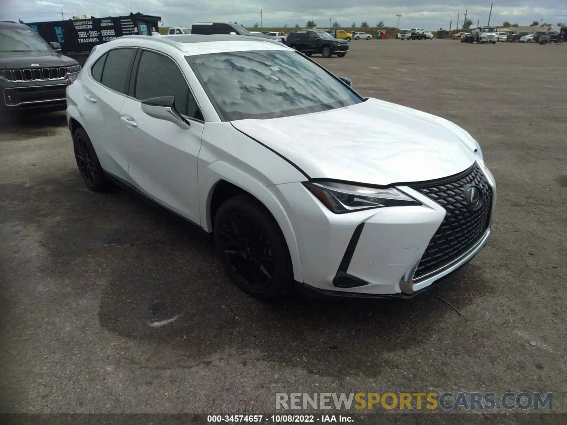 1 Фотография поврежденного автомобиля JTHP3JBH8N2050234 LEXUS UX 2022